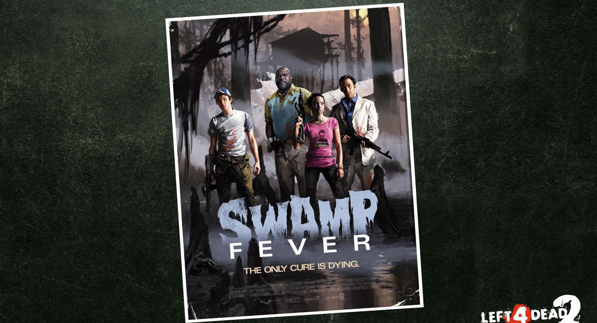 Left 4 Dead Swamp Fever at 1334 x 750 iPhone 7 size wallpapers HD quality