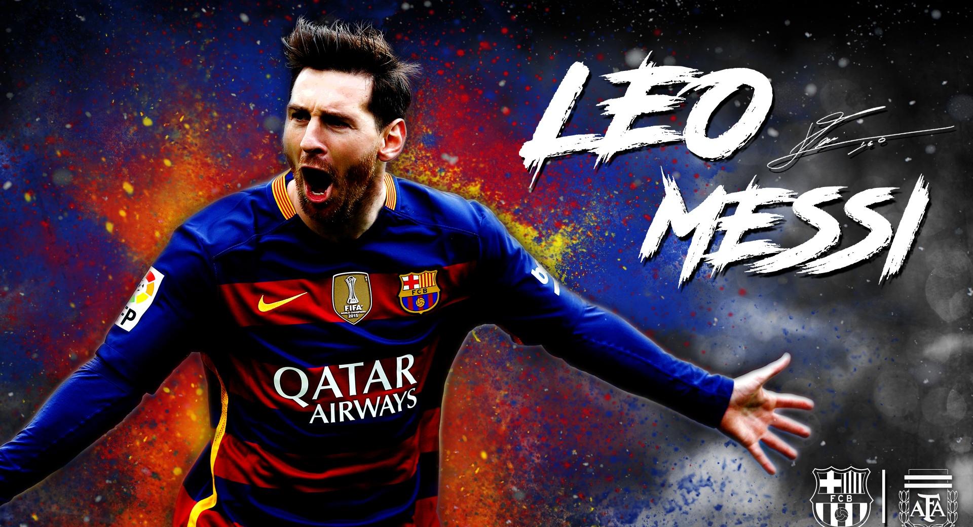 Lionel Messi Barcelona Wallpaper - 2016 at 2048 x 2048 iPad size wallpapers HD quality