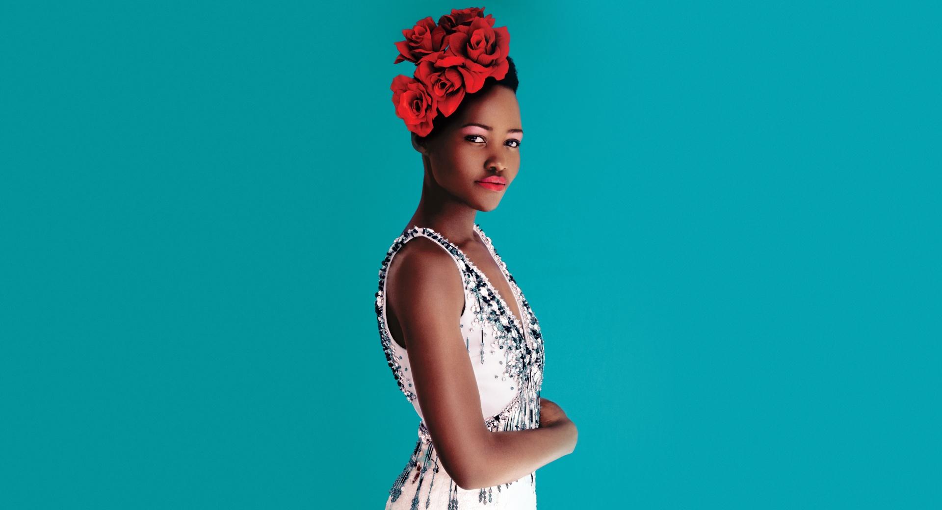 Lupita Nyongo Dress at 640 x 960 iPhone 4 size wallpapers HD quality
