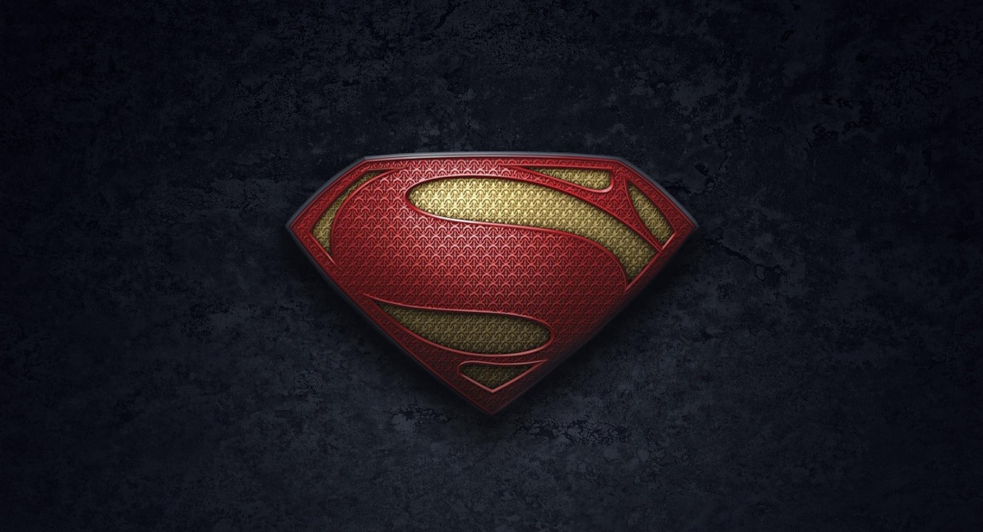 Man Of Steel Logo at 1600 x 1200 size wallpapers HD quality