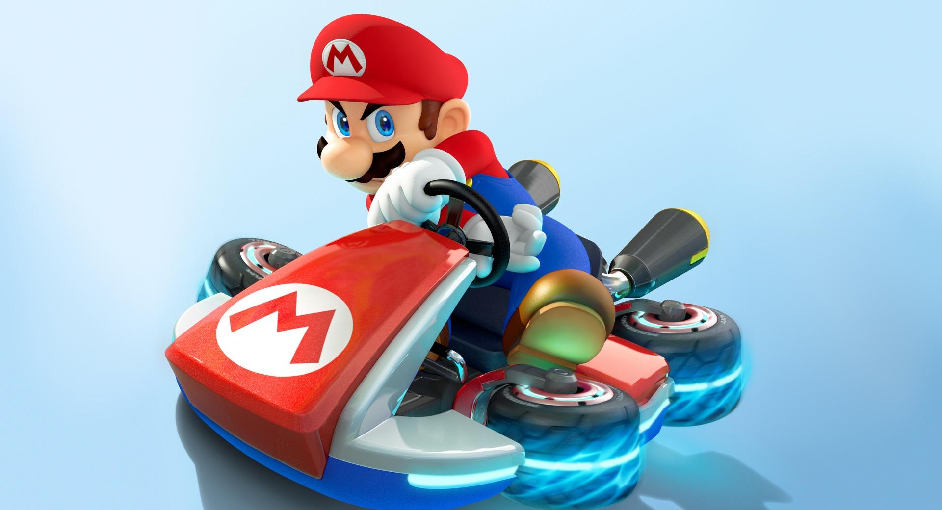 Mario Kart 8 - Mario at 1024 x 1024 iPad size wallpapers HD quality