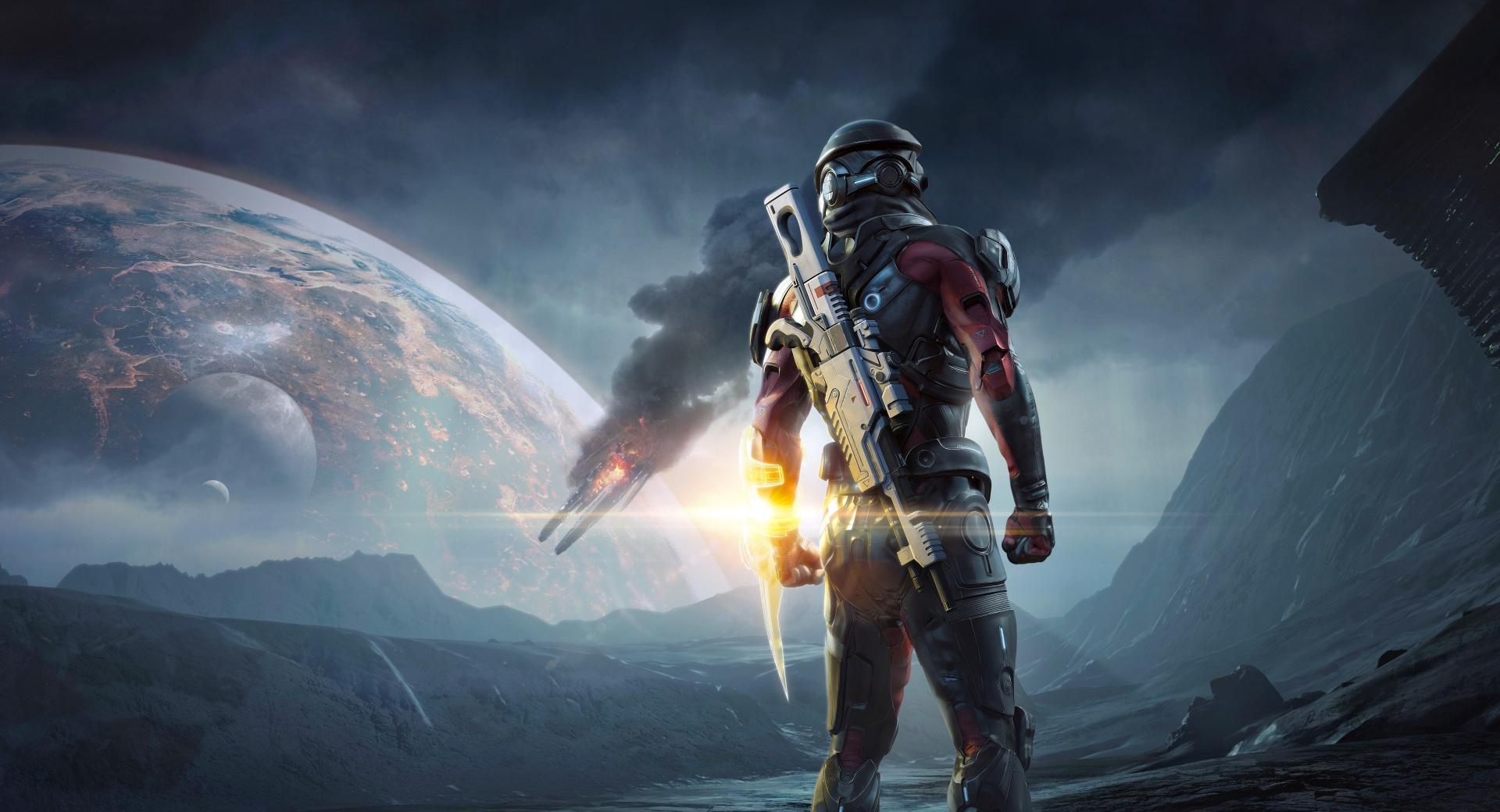 Mass Effect Andromeda 2017 video game at 1024 x 1024 iPad size wallpapers HD quality