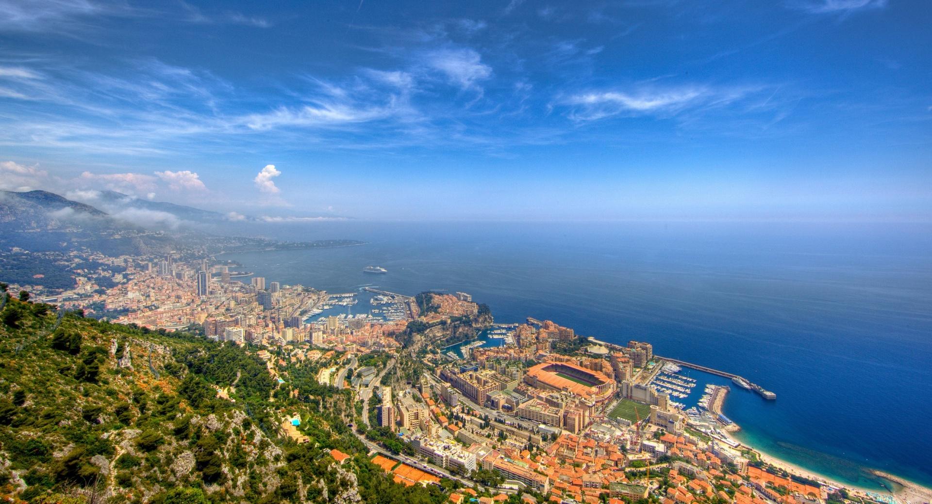 Monaco Panoramic View at 1280 x 960 size wallpapers HD quality