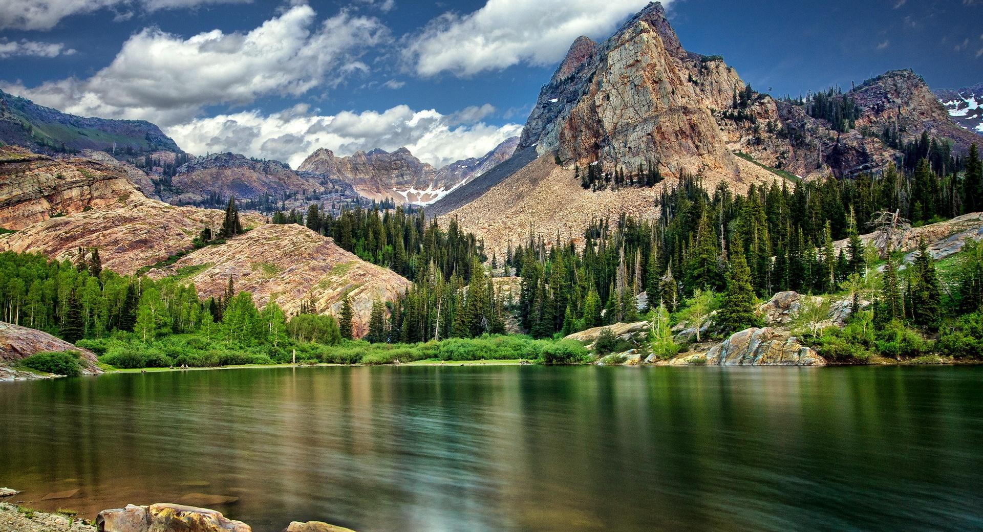 Mountain Scenery Long Exposure at 750 x 1334 iPhone 6 size wallpapers HD quality