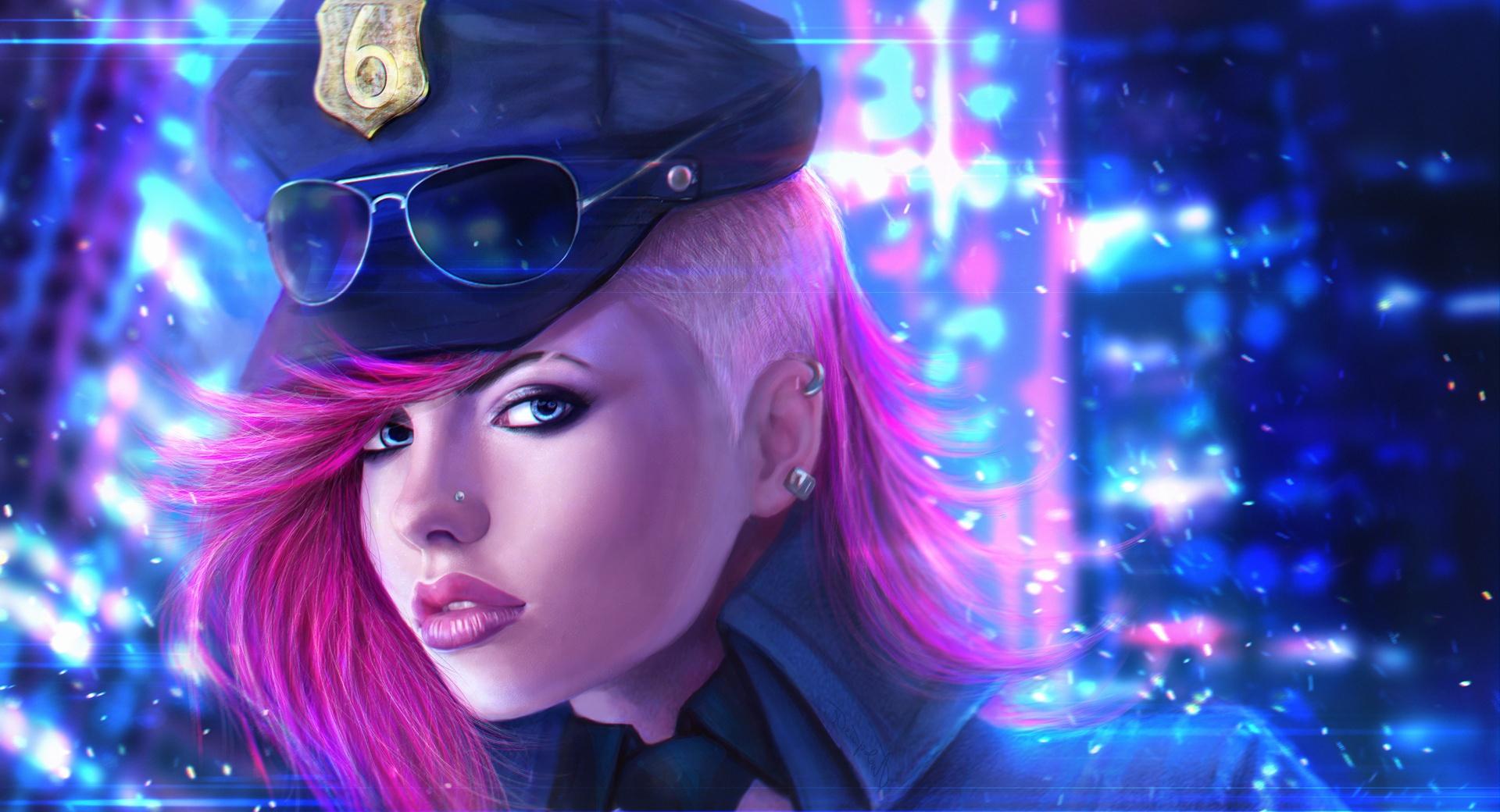 Mrs Officer at 640 x 960 iPhone 4 size wallpapers HD quality