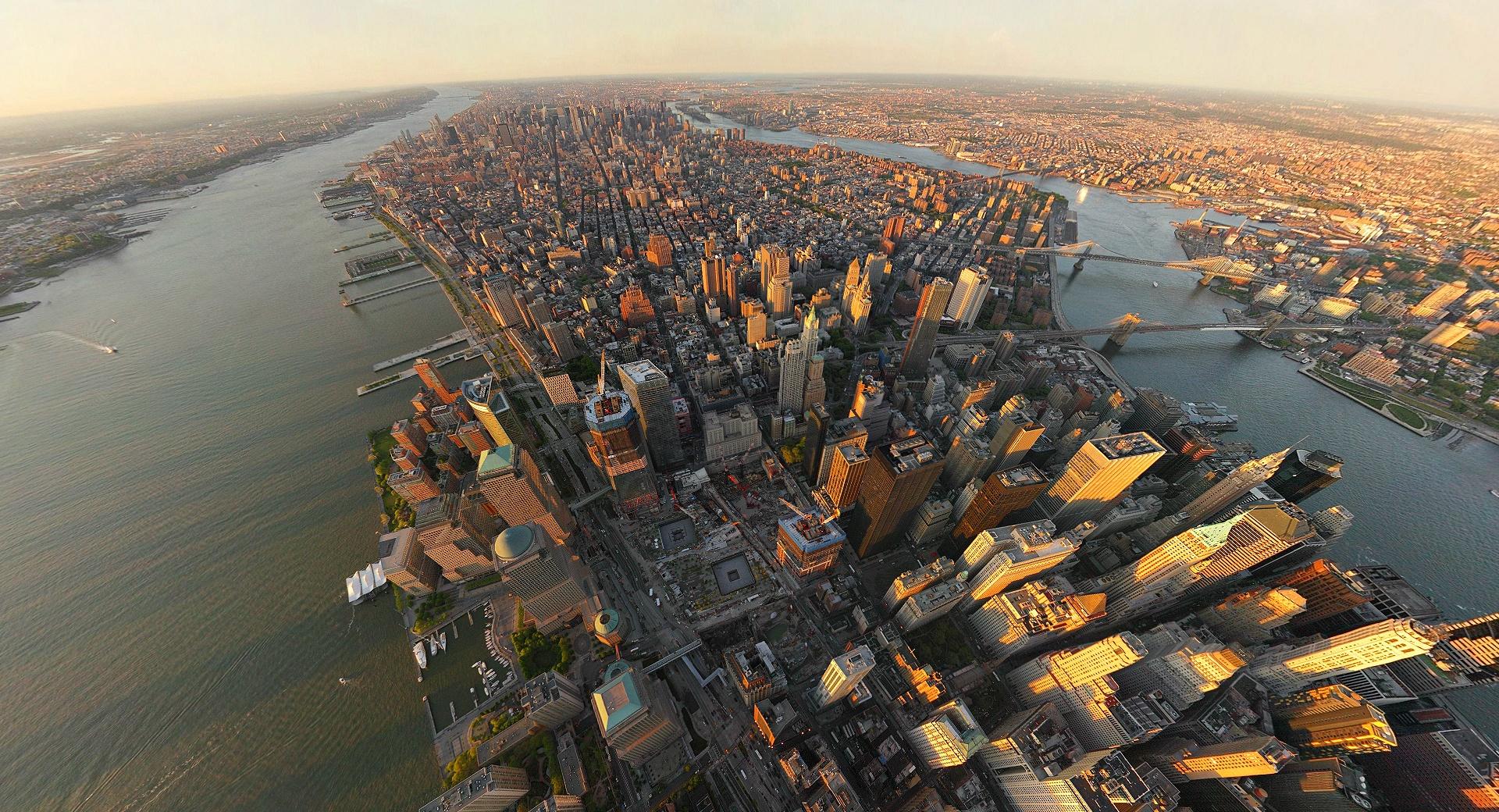 New York Aerial View wallpapers HD quality