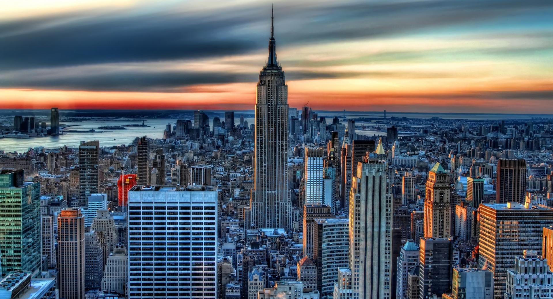 New York City HDR at 750 x 1334 iPhone 6 size wallpapers HD quality