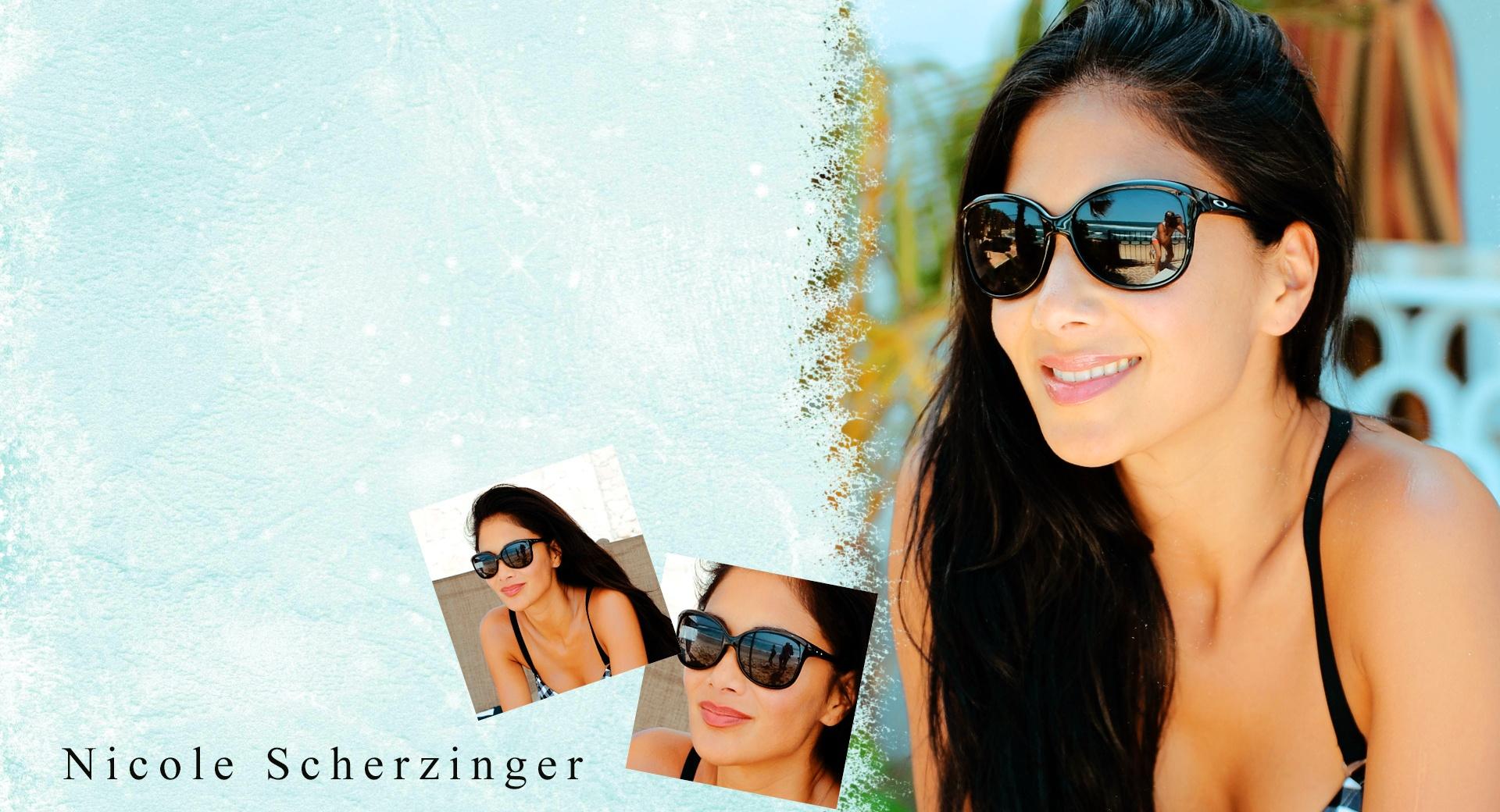 Nicole Scherzinger Summer at 320 x 480 iPhone size wallpapers HD quality