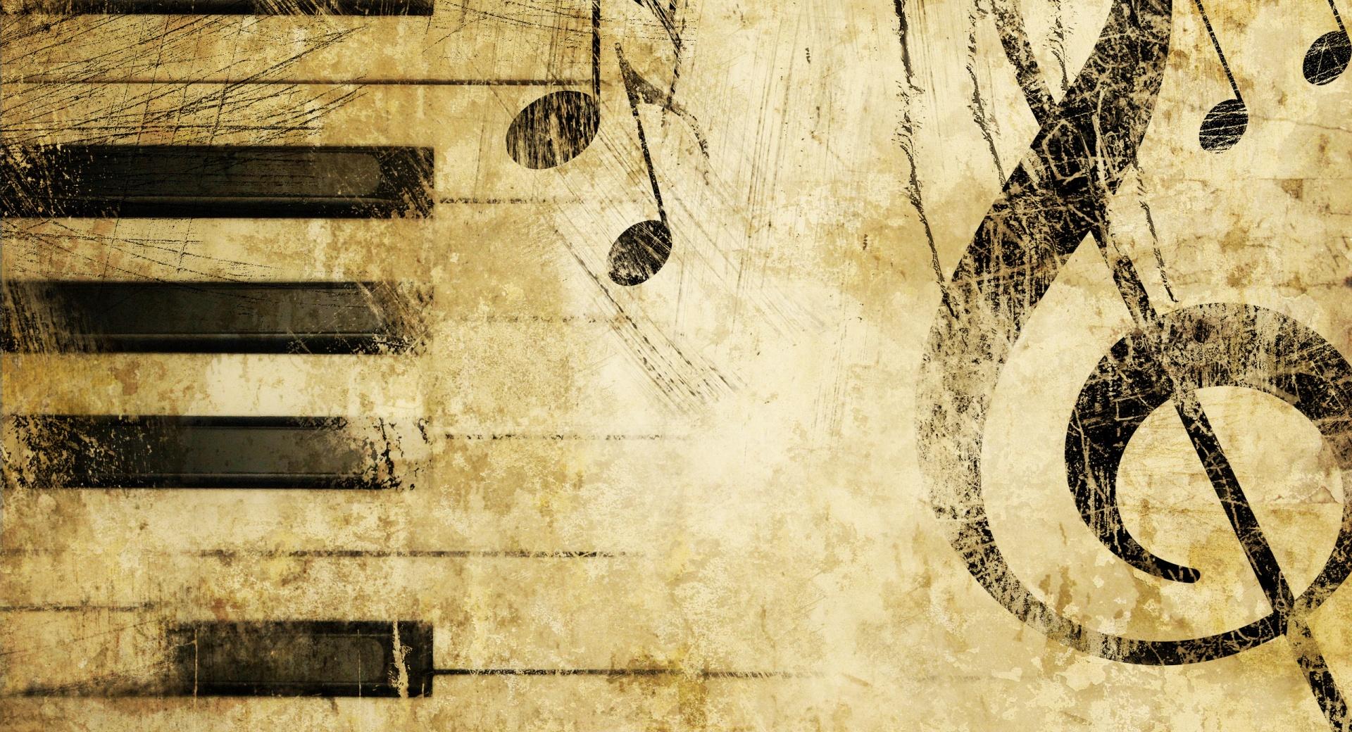 Old Music Score Background at 1024 x 768 size wallpapers HD quality