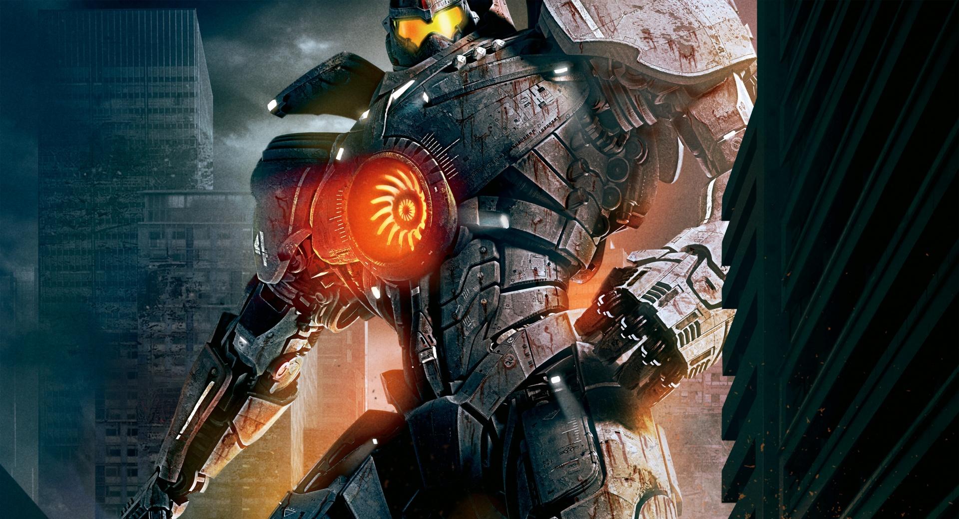 Pacific Rim Fight Scene at 750 x 1334 iPhone 6 size wallpapers HD quality