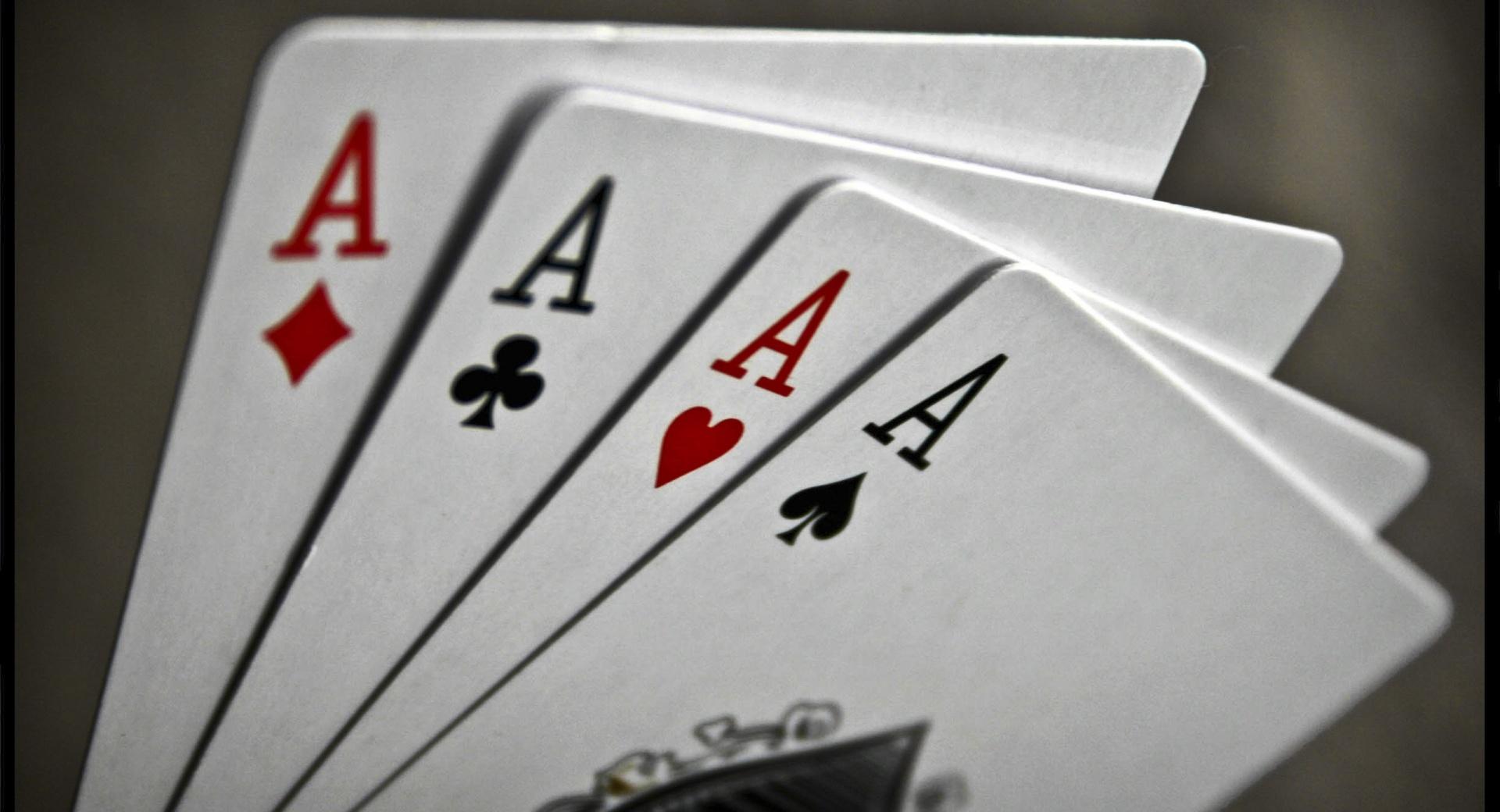 Poker Aces at 1152 x 864 size wallpapers HD quality