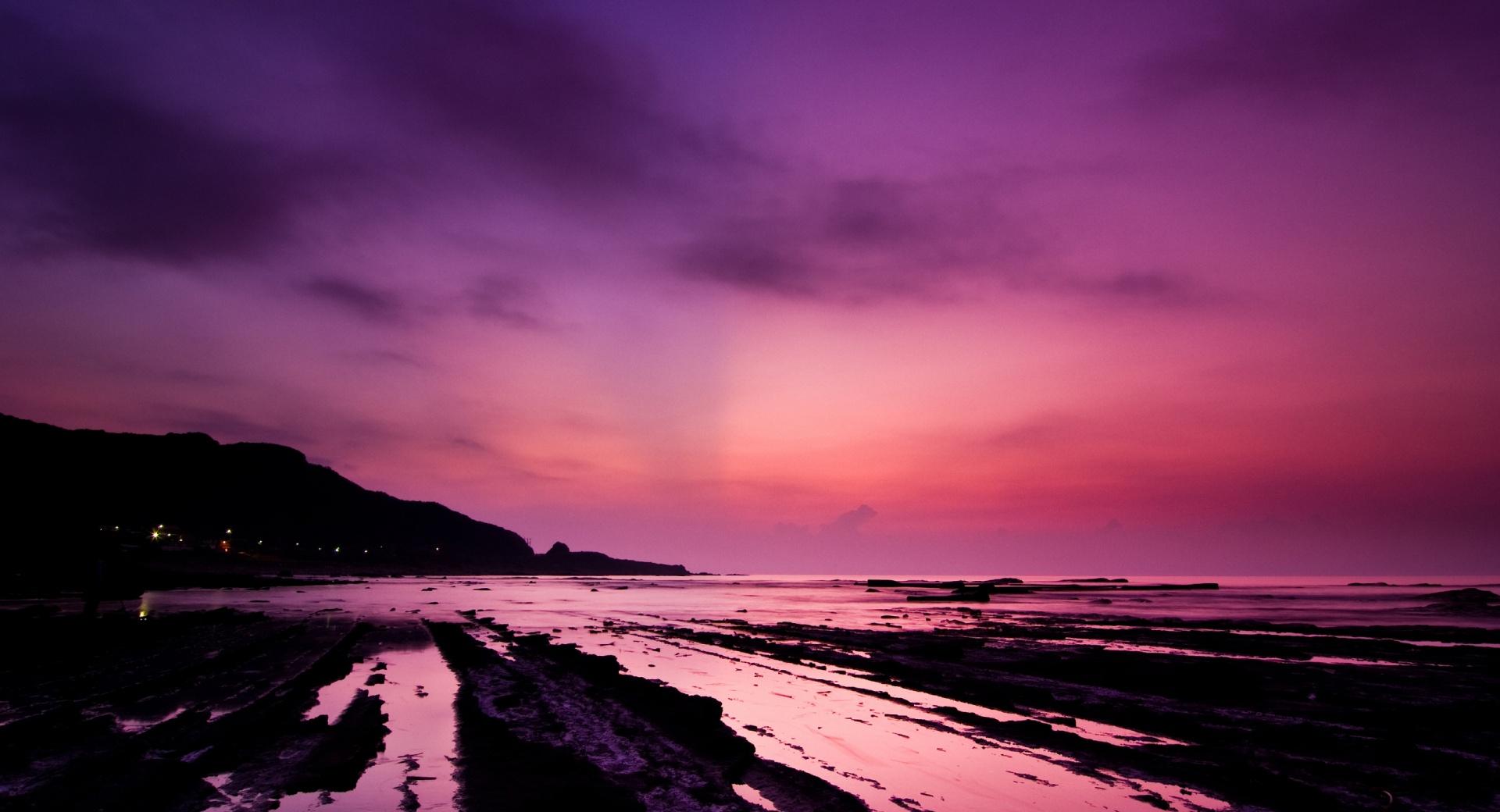 Purple Night Sky wallpapers HD quality