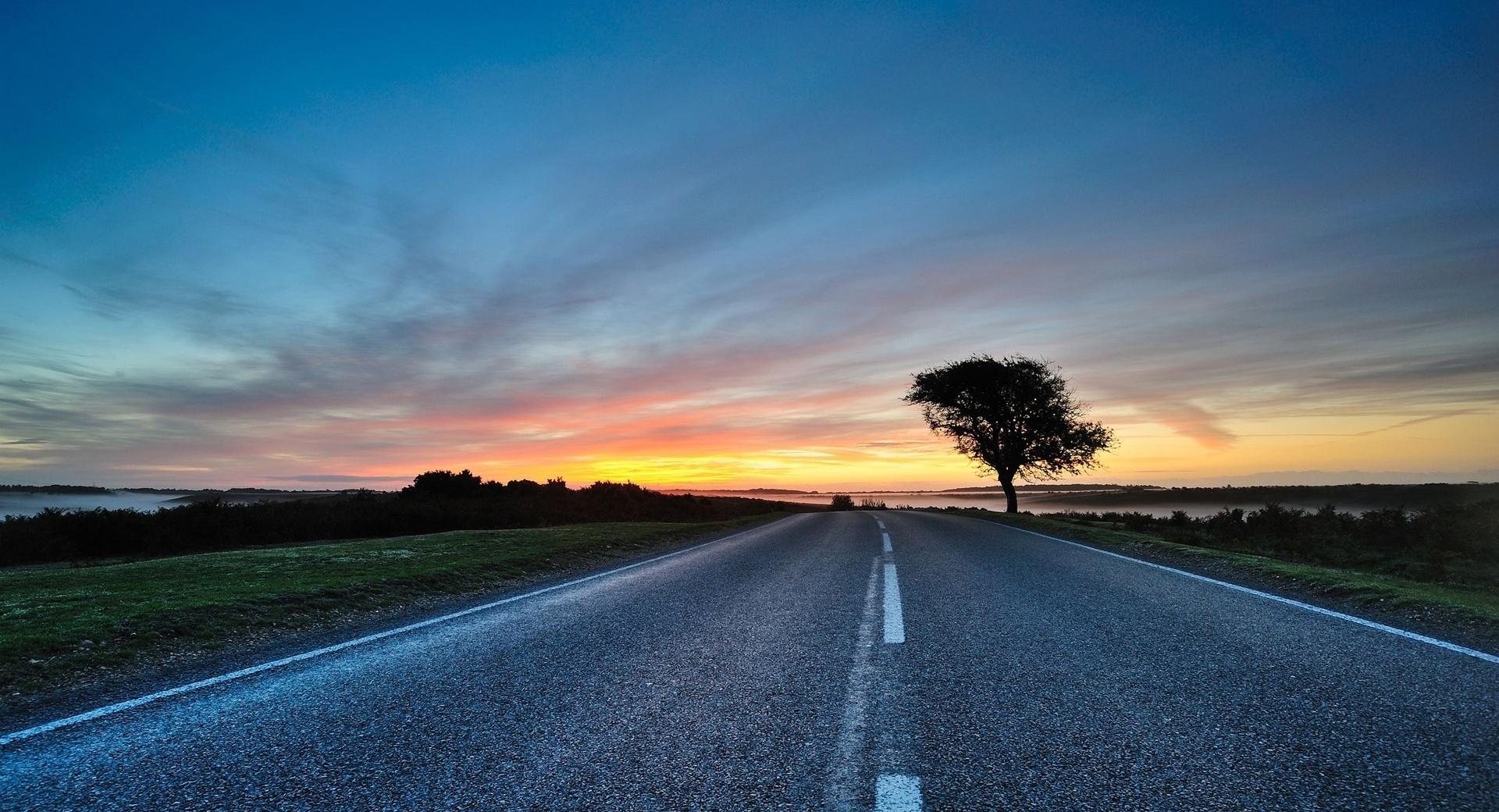 Road At Sunrise wallpapers HD quality
