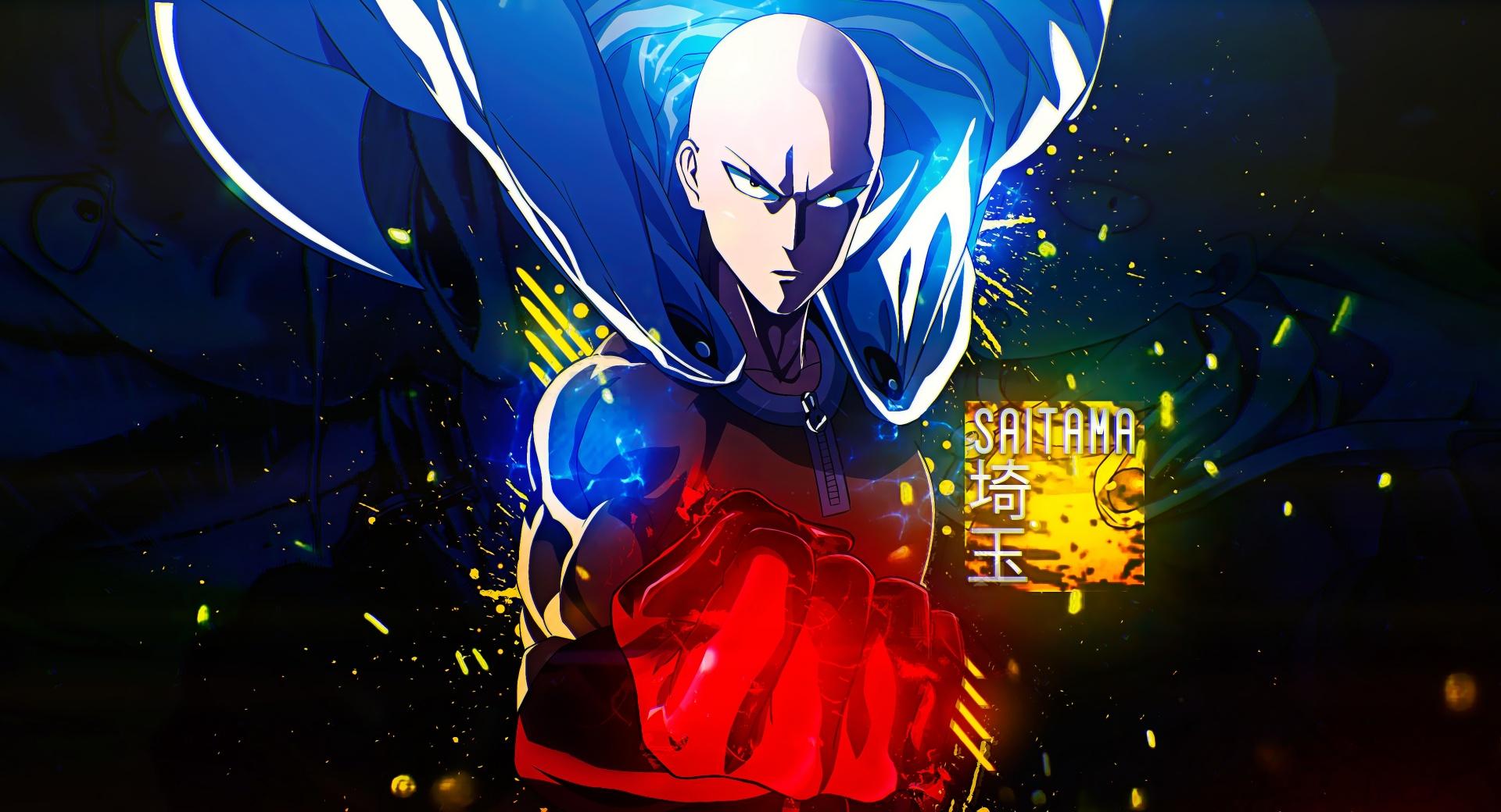 SAITAMA ONE PUNCH MAN at 1600 x 1200 size wallpapers HD quality