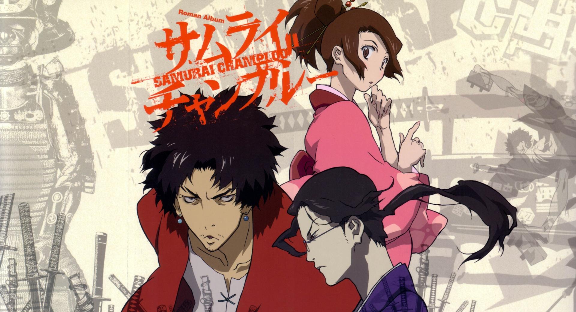 Samurai Champloo - Mugen, Jin, and Fuu at 1152 x 864 size wallpapers HD quality