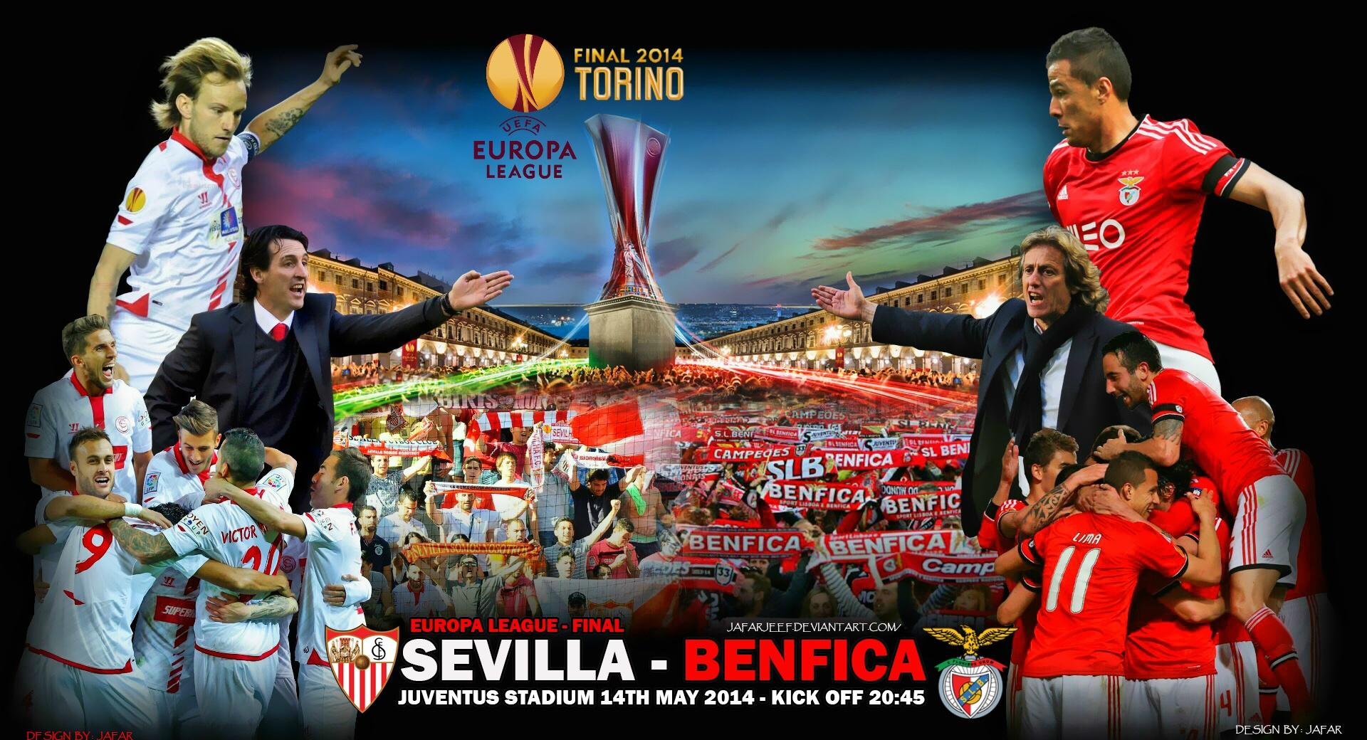 SEVILLA - BENFICA EUROPA LEAGUE FINAL 2014 at 2048 x 2048 iPad size wallpapers HD quality