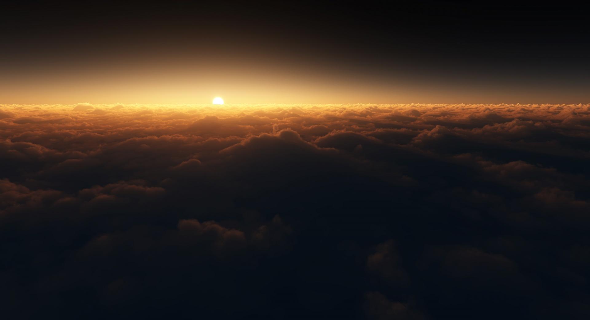 Sun Above The Clouds at 640 x 1136 iPhone 5 size wallpapers HD quality