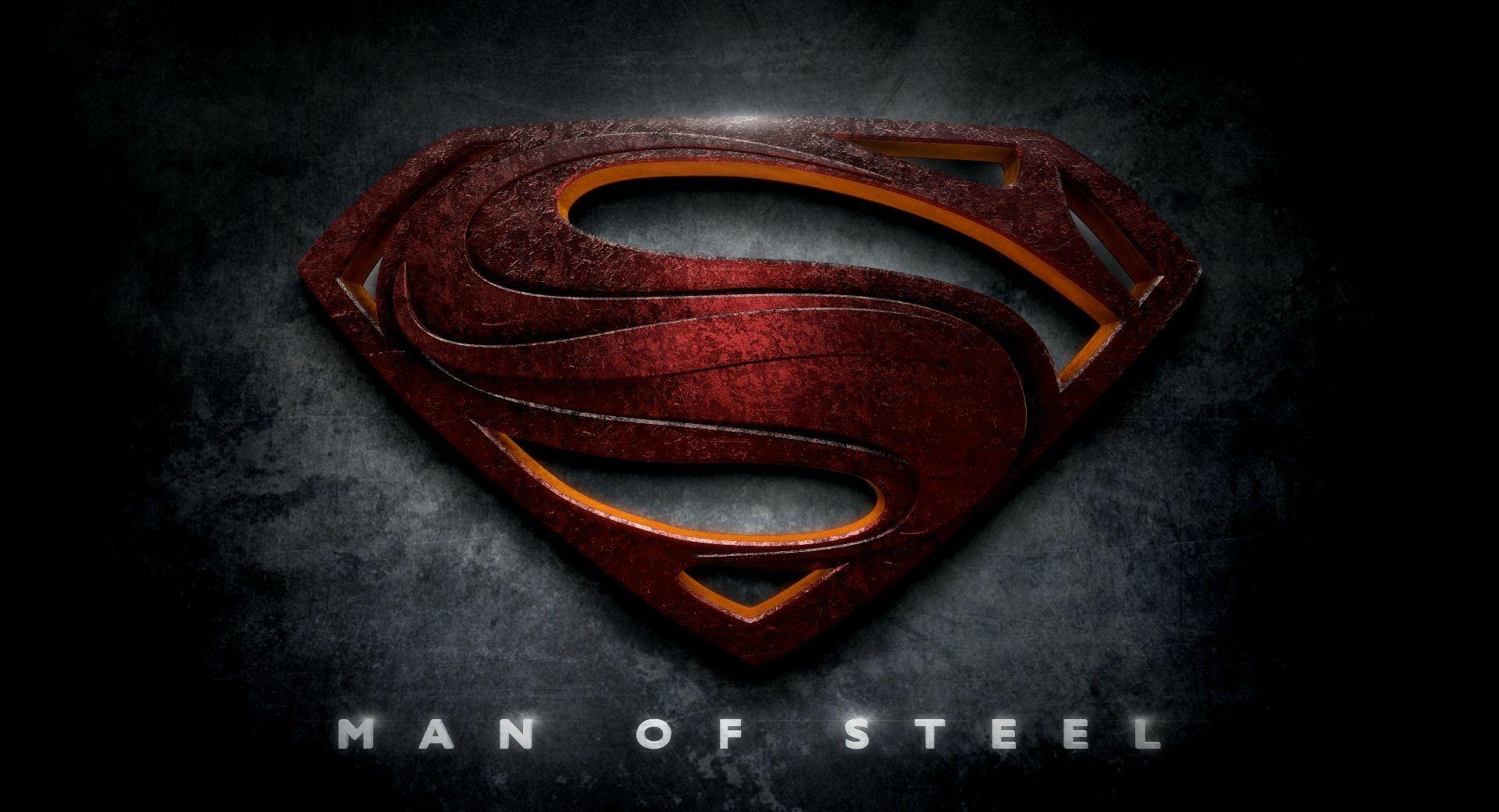 Superman Man of Steel Logo at 640 x 1136 iPhone 5 size wallpapers HD quality