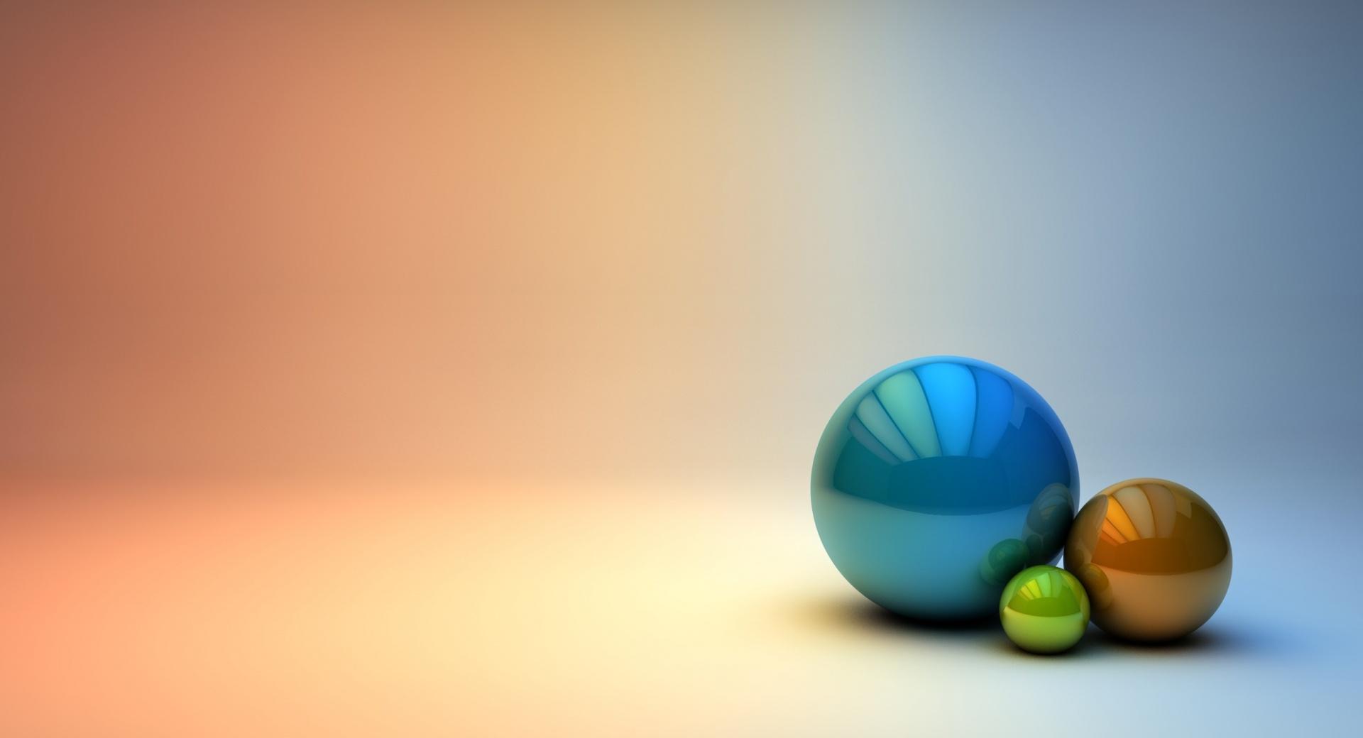 The Three Balls at 640 x 960 iPhone 4 size wallpapers HD quality