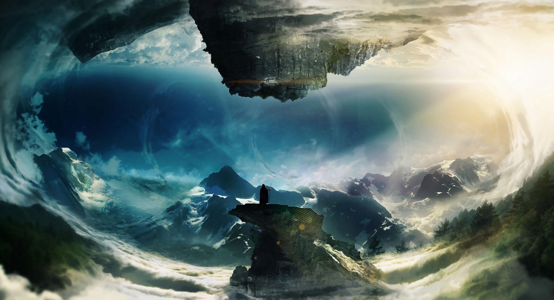 The World Upside Down at 640 x 1136 iPhone 5 size wallpapers HD quality