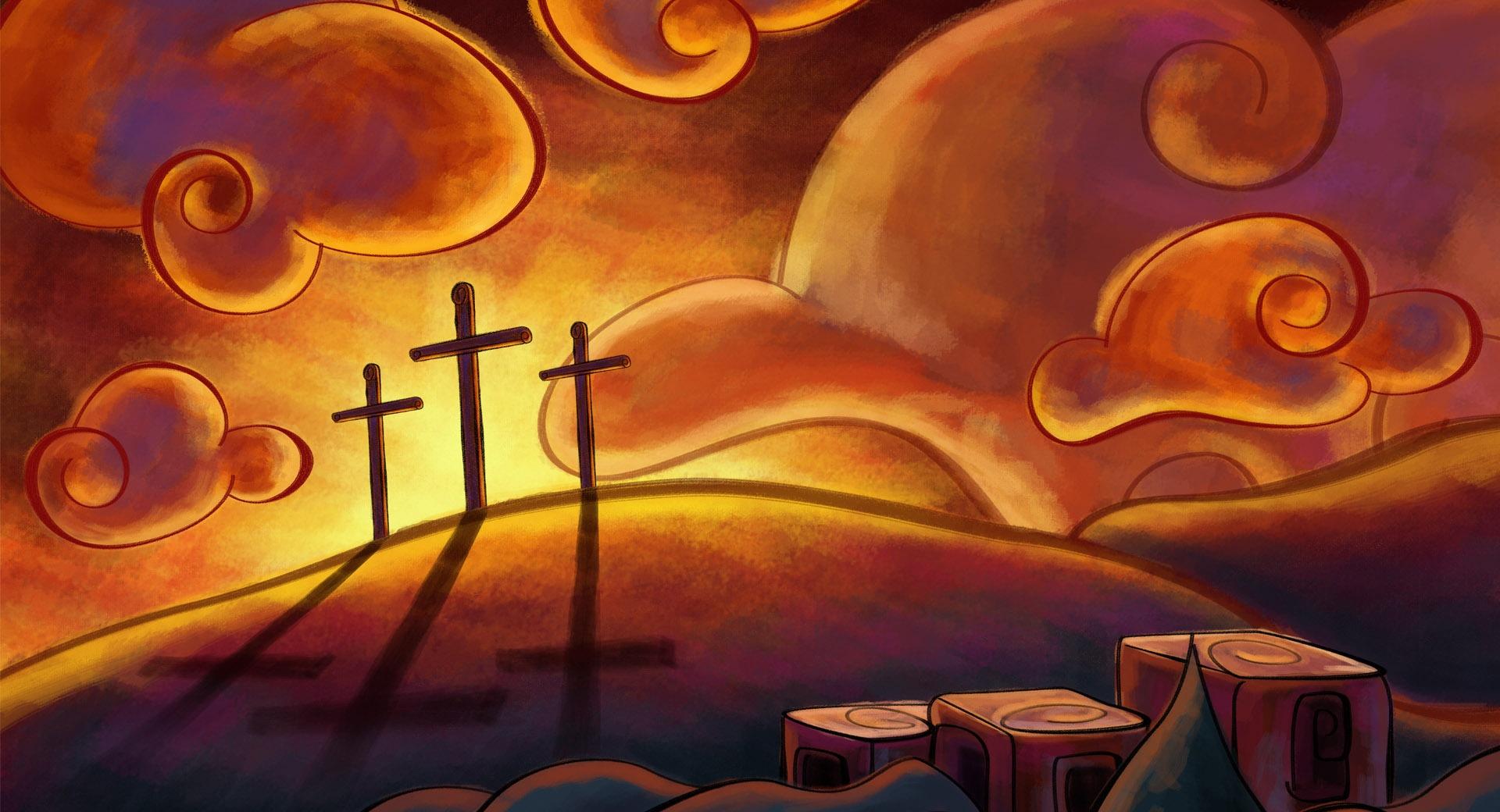 Three Crosses at 1280 x 960 size wallpapers HD quality