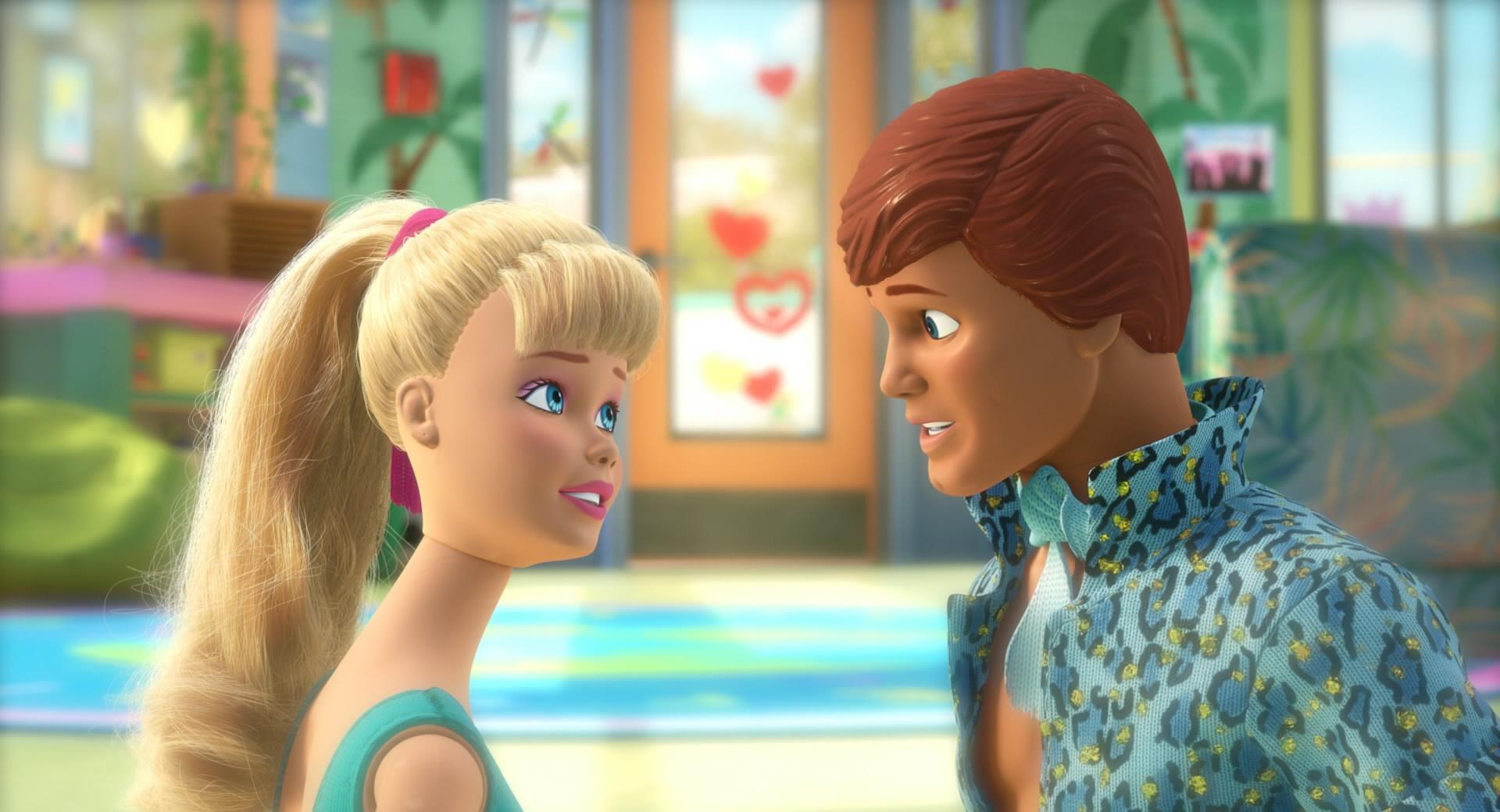 Toy Story 3 Barbie and Ken at 1024 x 1024 iPad size wallpapers HD quality