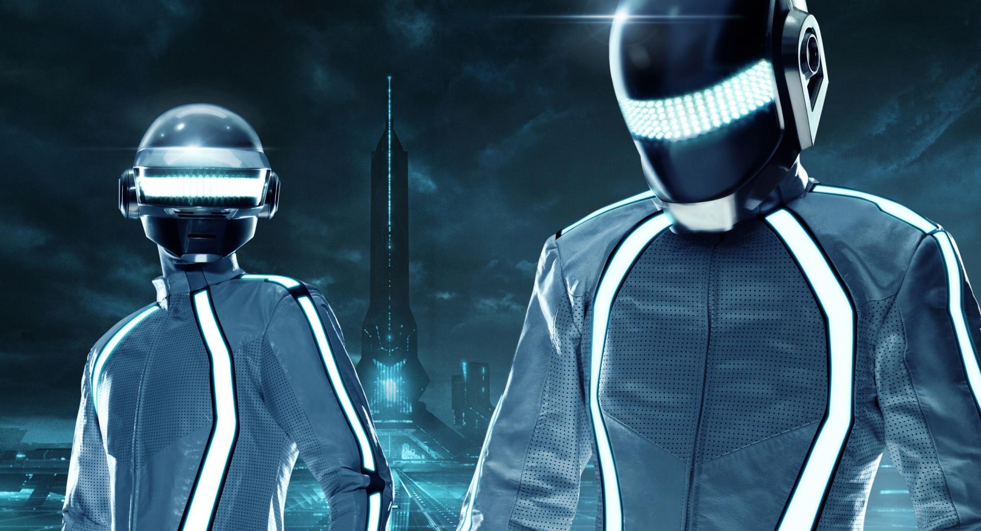 Tron Legacy Daft Punk at 1024 x 1024 iPad size wallpapers HD quality