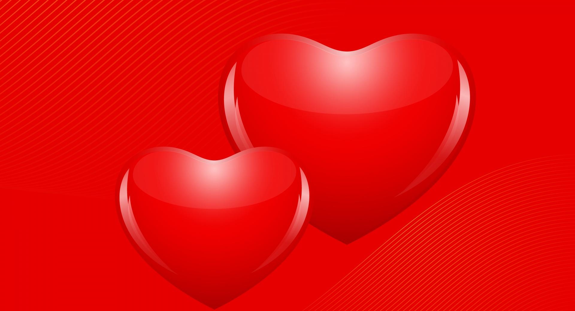 Valentines Day Hearts 2016 at 2048 x 2048 iPad size wallpapers HD quality