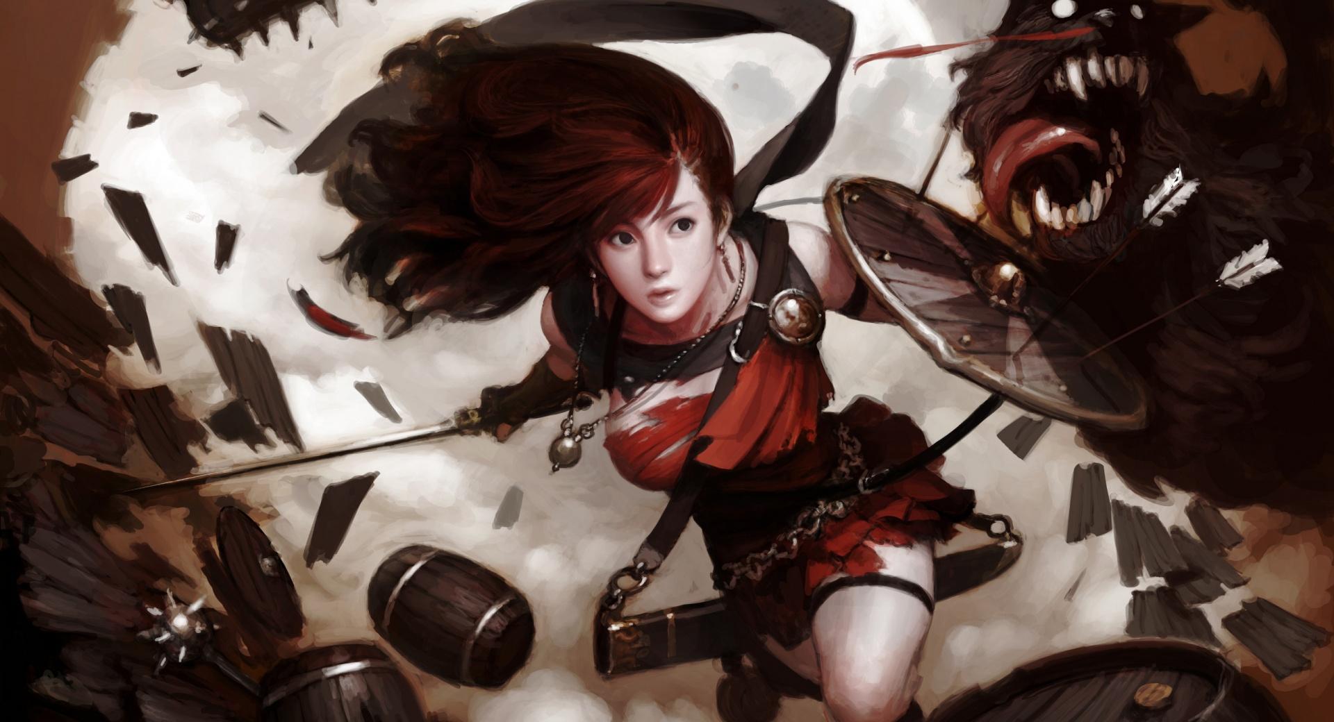 Vindictus Evie at 750 x 1334 iPhone 6 size wallpapers HD quality