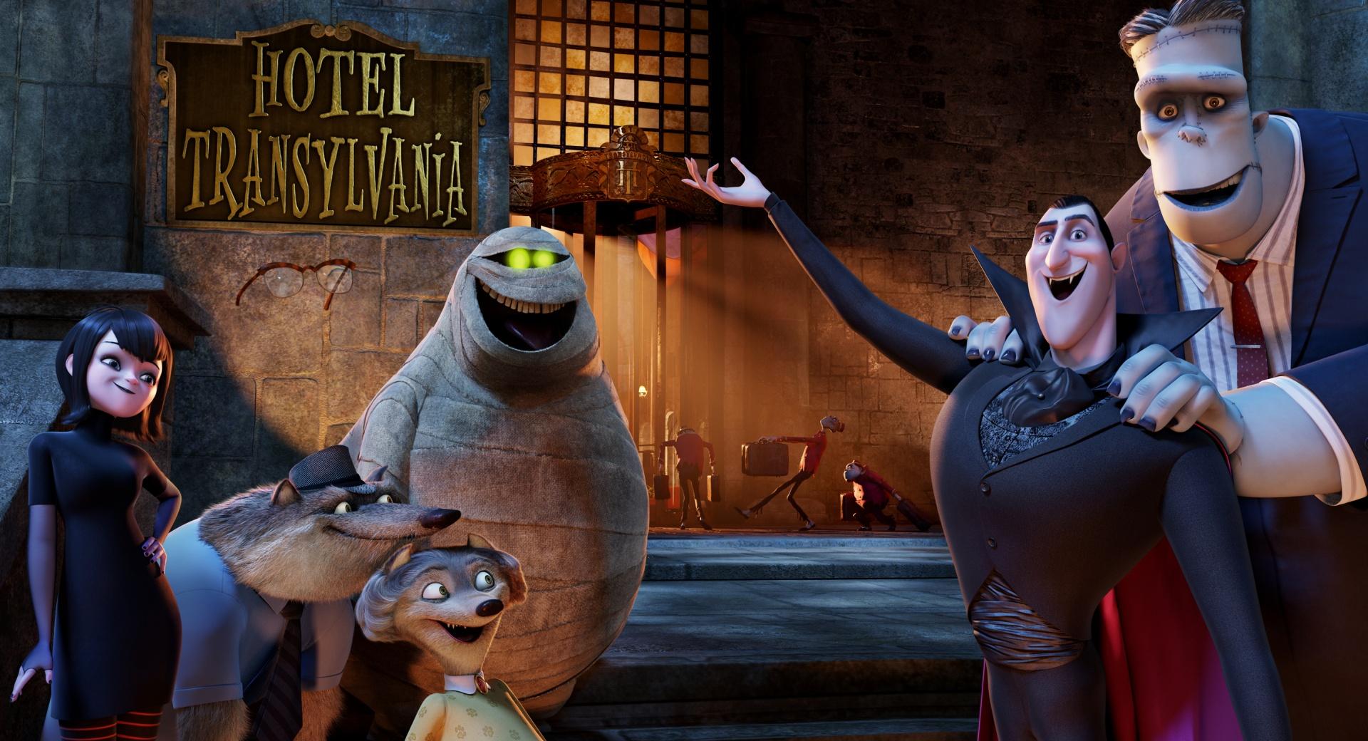 Welcome to the Hotel Transylvania at 640 x 1136 iPhone 5 size wallpapers HD quality
