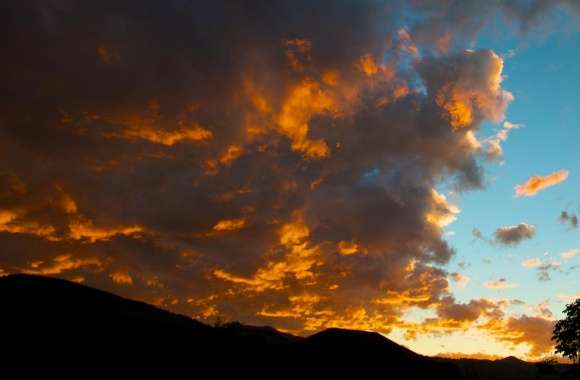 Brilliant Sunset Over Colorado