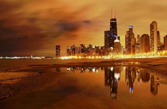 Chicago Late Evening wallpapers hd quality