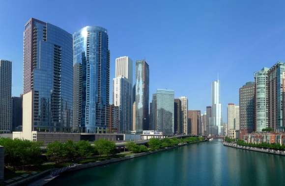 Chicago River Panorama
