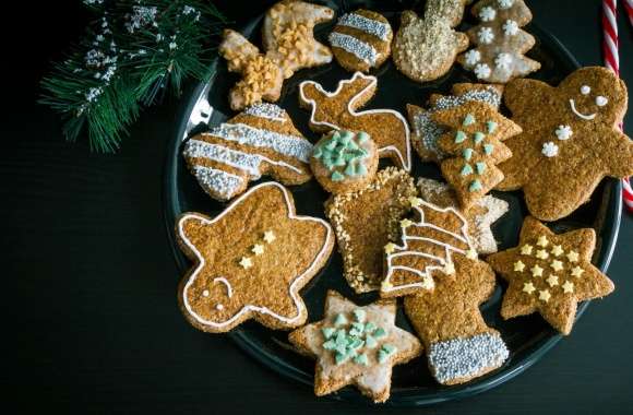 Gingerbread on a Plate wallpapers hd quality
