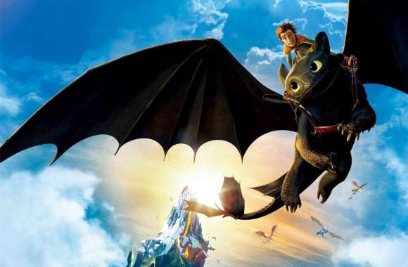 Hiccup and Toothless wallpapers hd quality