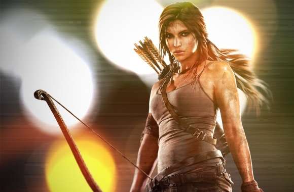 Lara Croft Enhanced Wallpaper