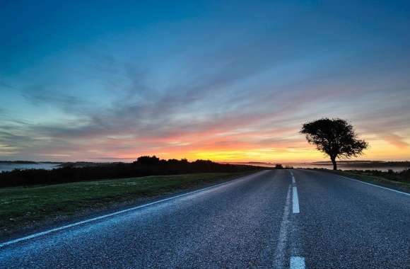 Road At Sunrise wallpapers hd quality
