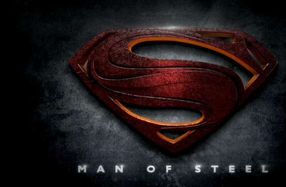 Superman Man of Steel Logo wallpapers hd quality