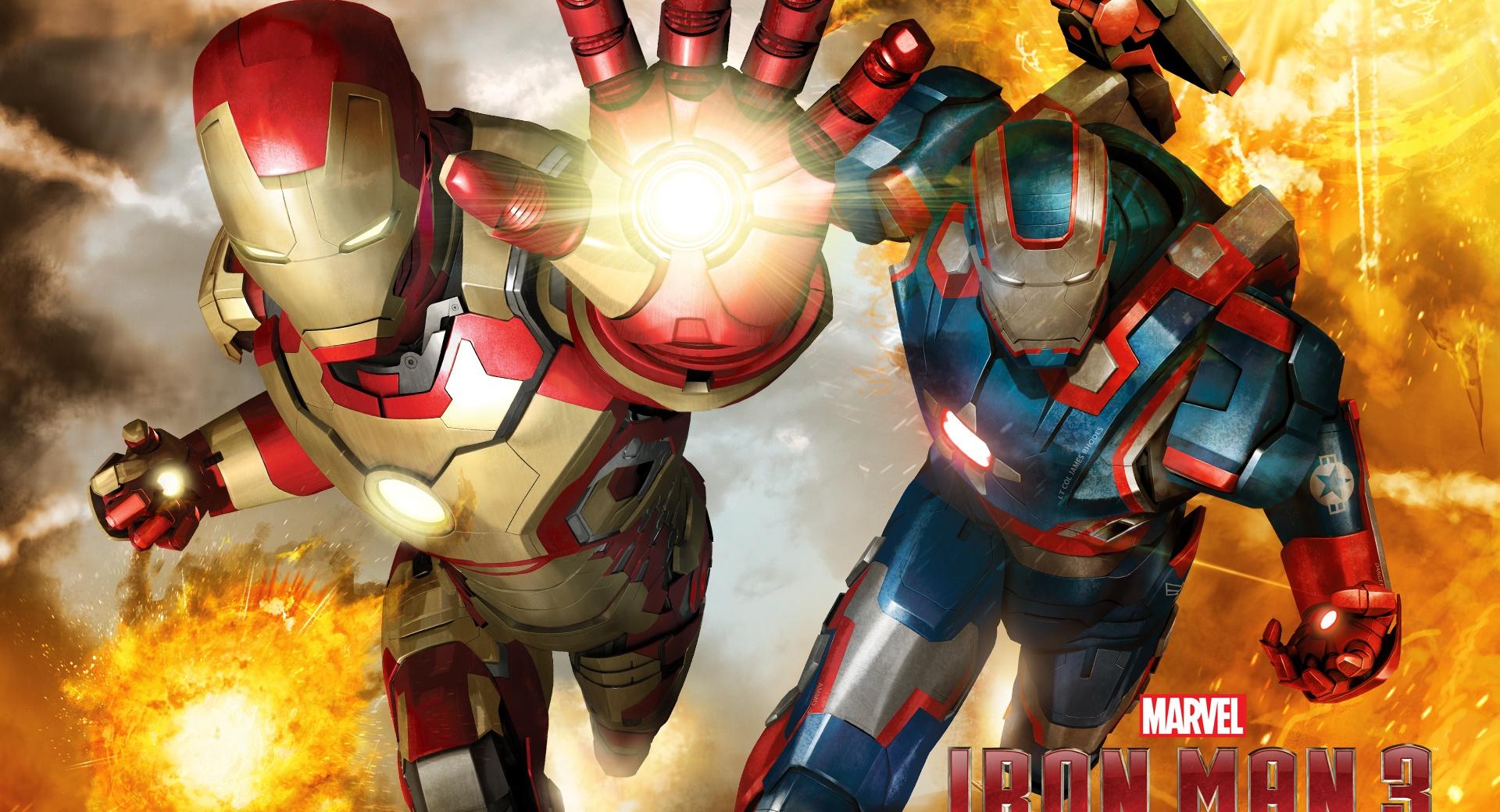 2013 Iron Man 3 Movie HD at 1024 x 1024 iPad size wallpapers HD quality