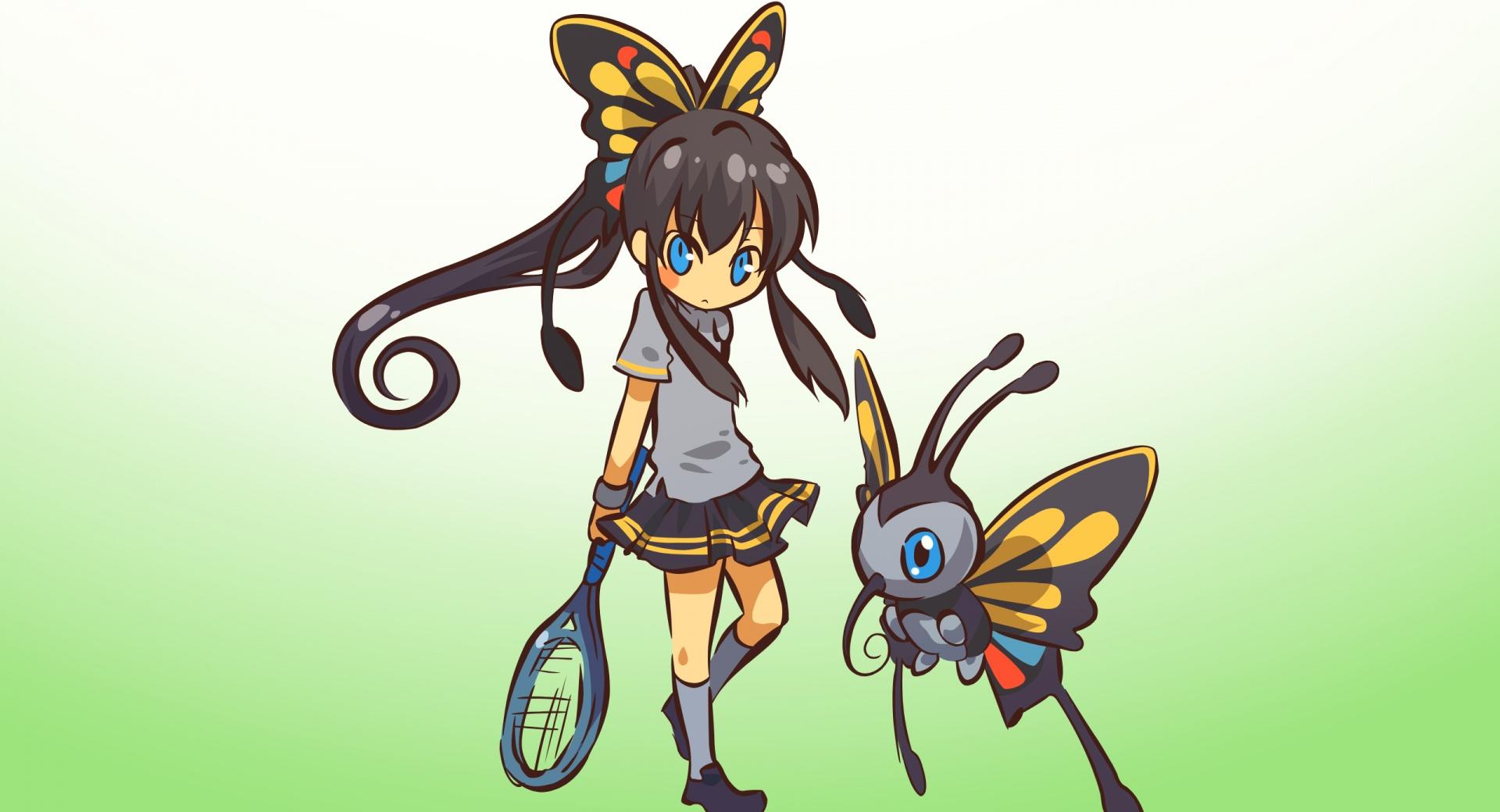 Beautifly Pokemon at 320 x 480 iPhone size wallpapers HD quality