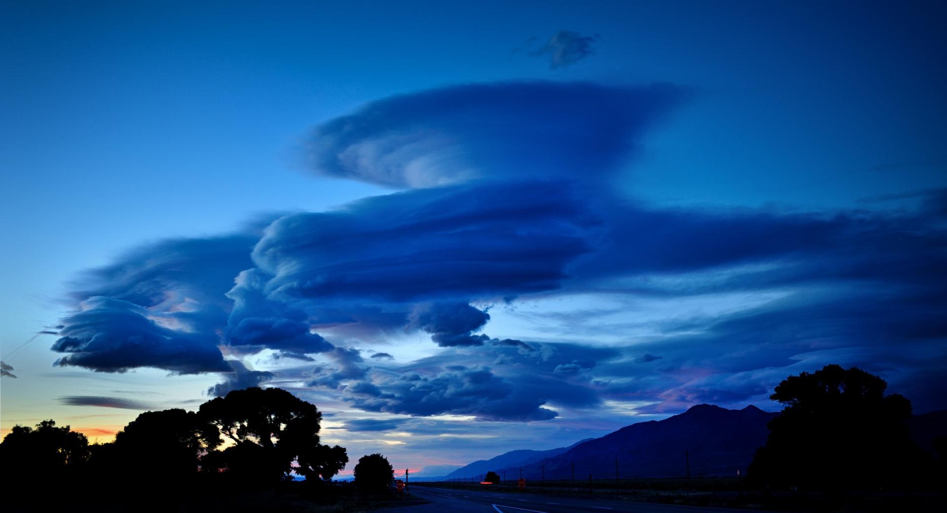 Beautiful Clouds, Road wallpapers HD quality