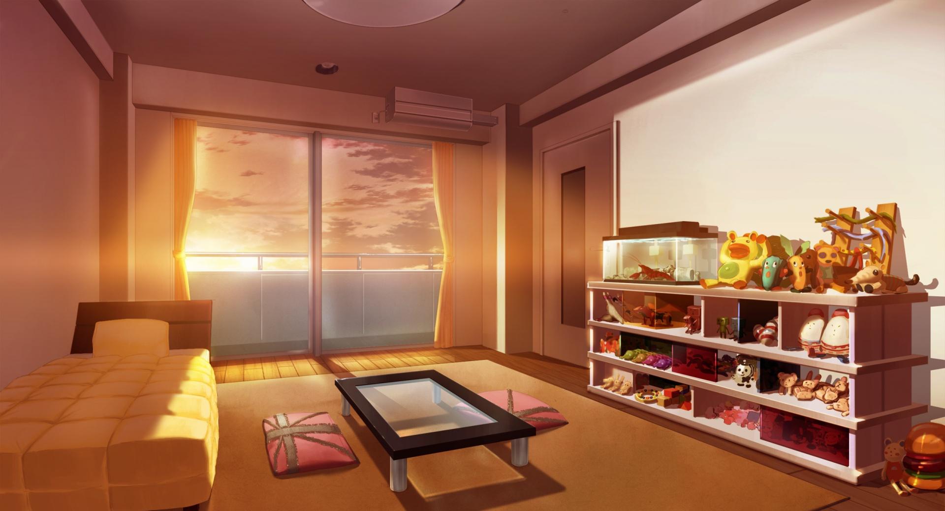Bedroom Anime Art at 640 x 1136 iPhone 5 size wallpapers HD quality