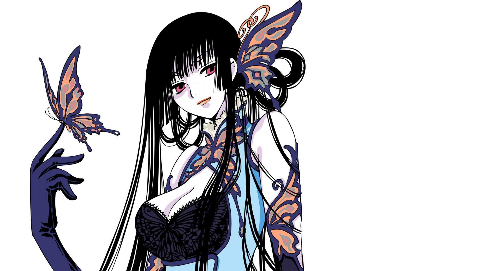 Butterfly Girl Anime at 1152 x 864 size wallpapers HD quality