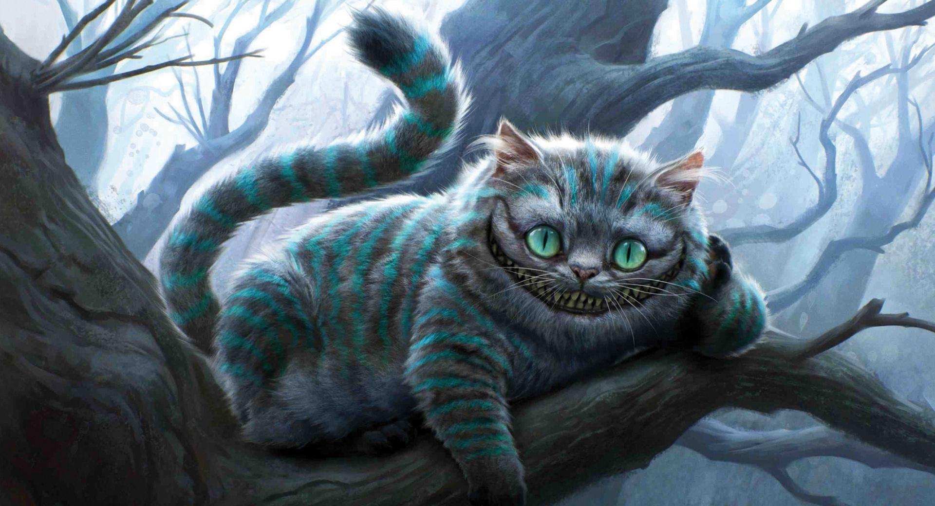 Cheshire Cat Artwork, Alice In Wonderland at 1152 x 864 size wallpapers HD quality