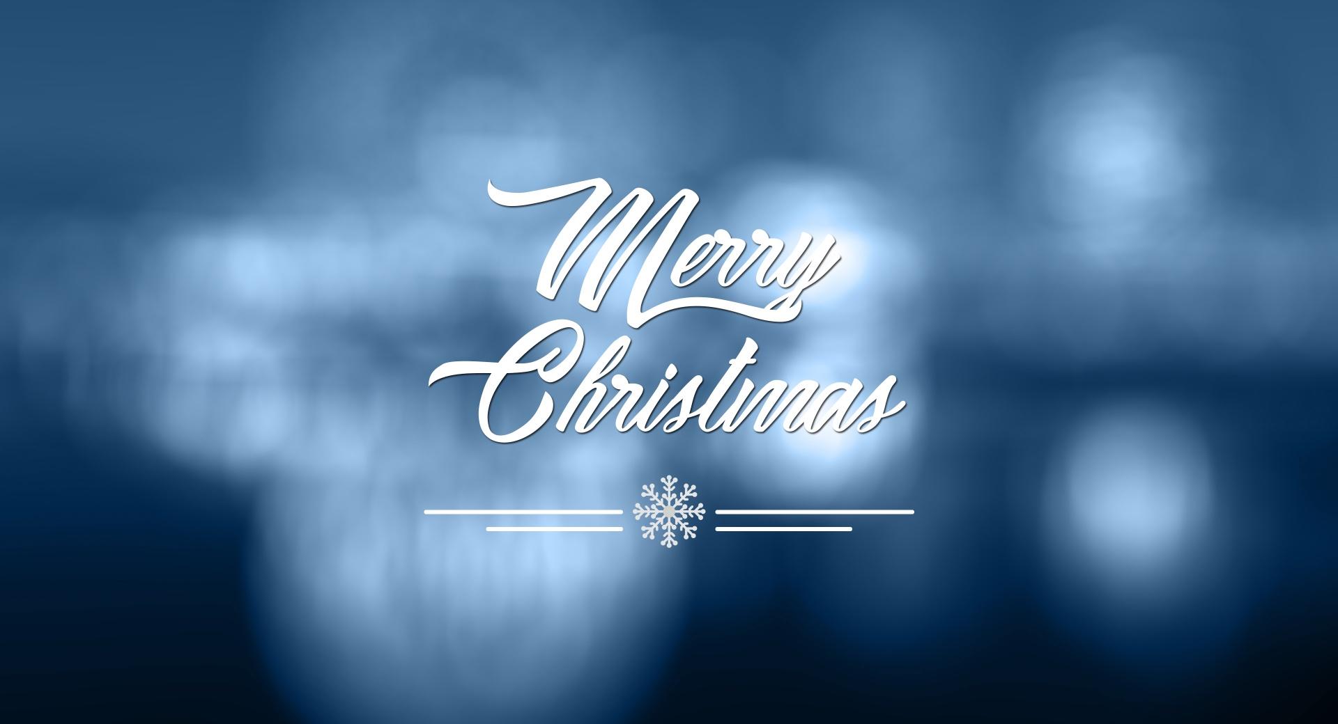 Christmas Blue at 320 x 480 iPhone size wallpapers HD quality