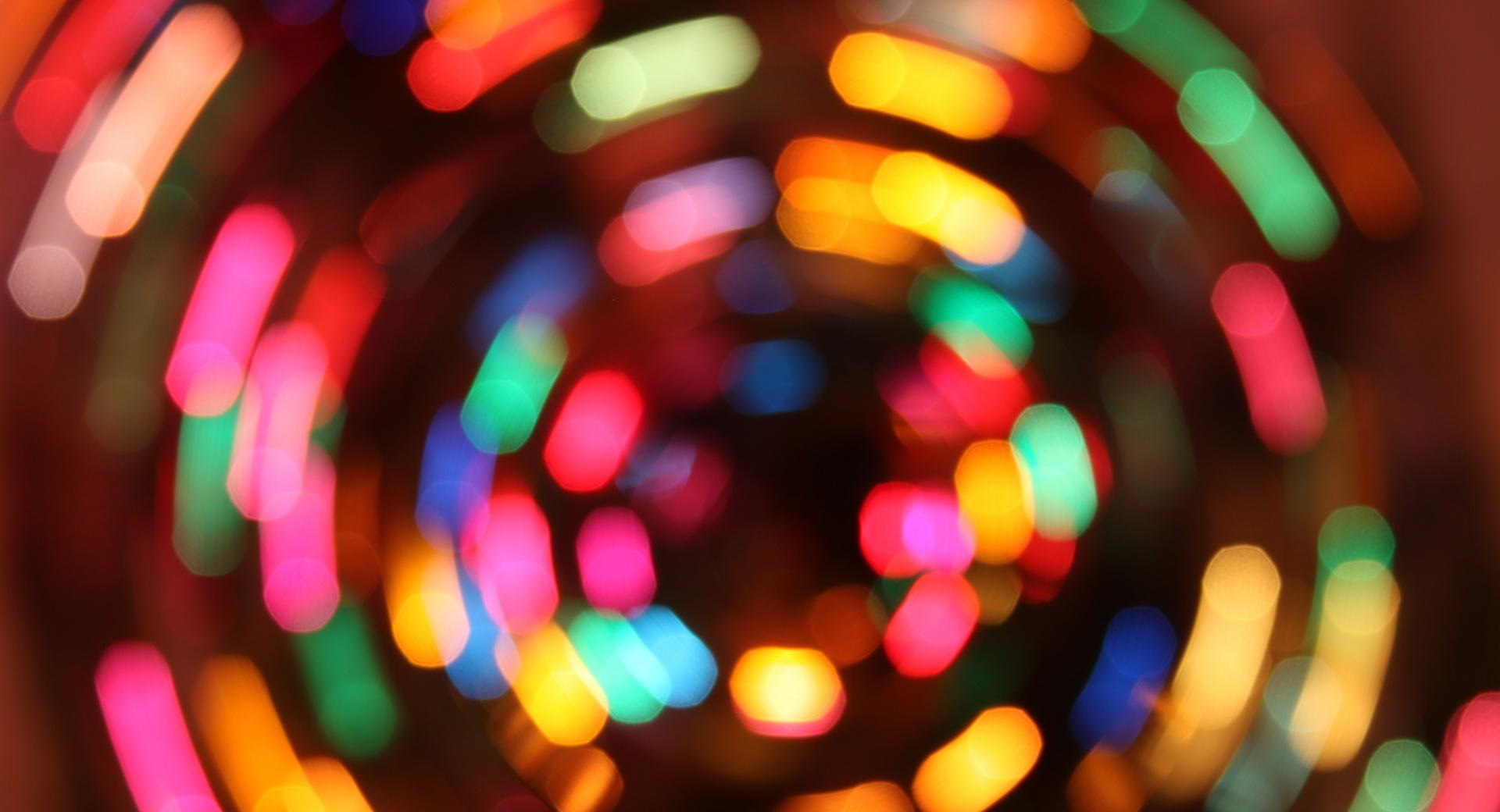 Christmas Lights Long Exposure at 640 x 1136 iPhone 5 size wallpapers HD quality