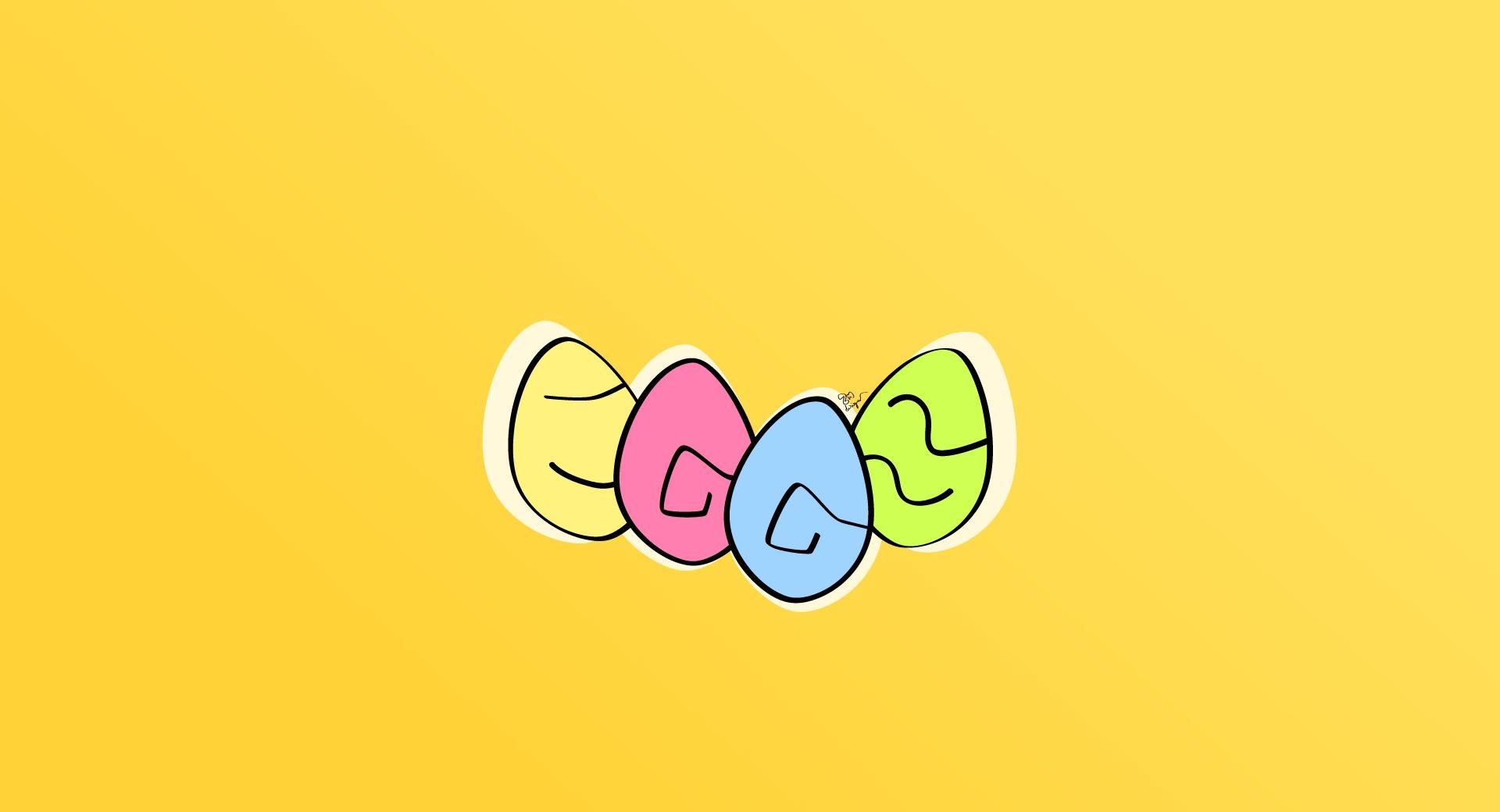 Colored Eggs TG at 1024 x 1024 iPad size wallpapers HD quality