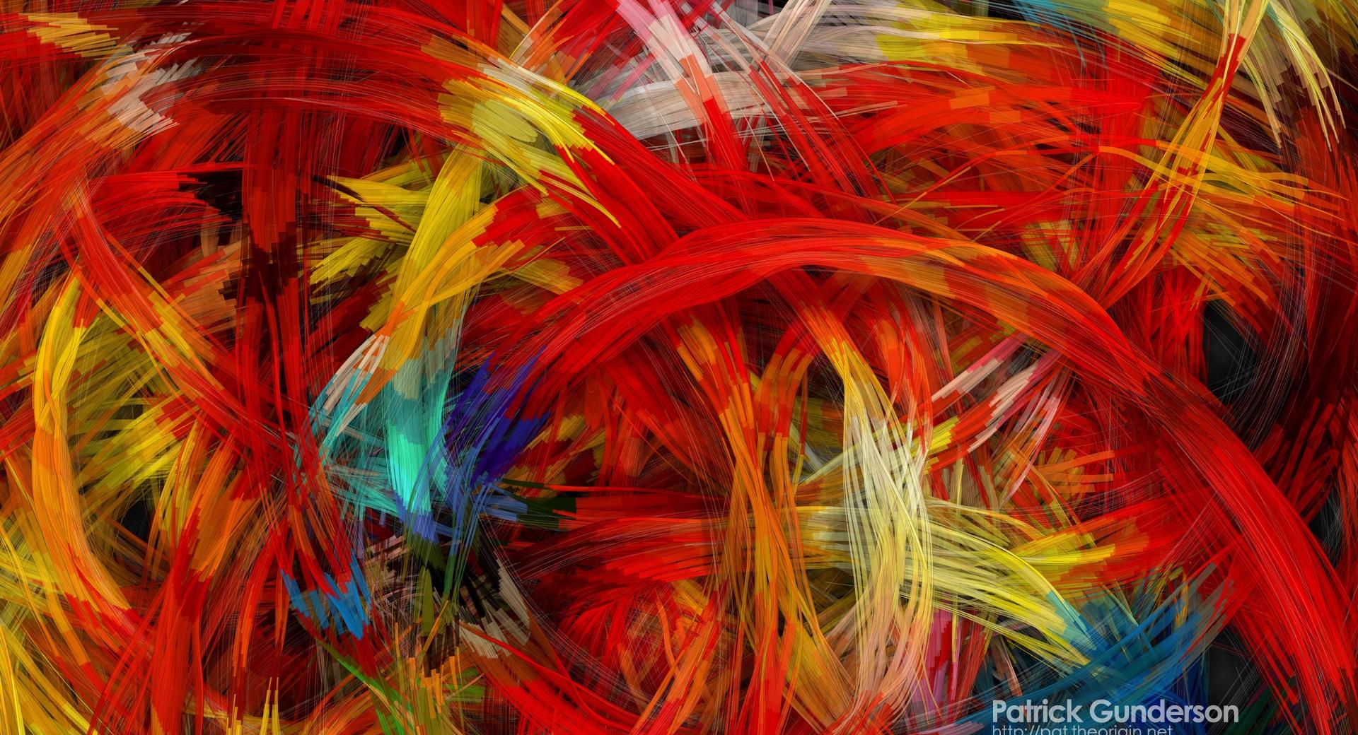 Colorful Digital Painting at 640 x 1136 iPhone 5 size wallpapers HD quality