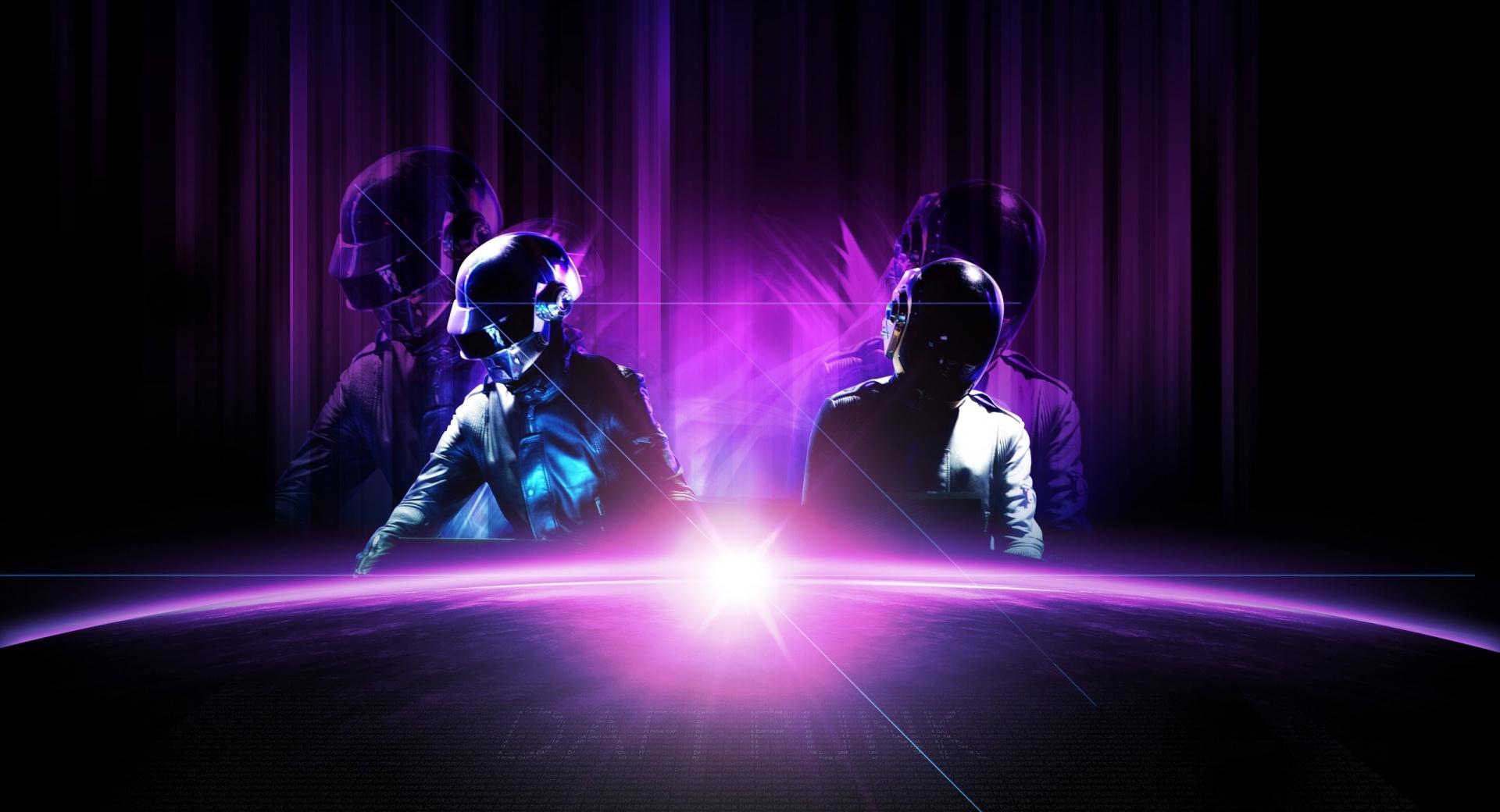Daft Punk Purple (Live) at 1024 x 1024 iPad size wallpapers HD quality