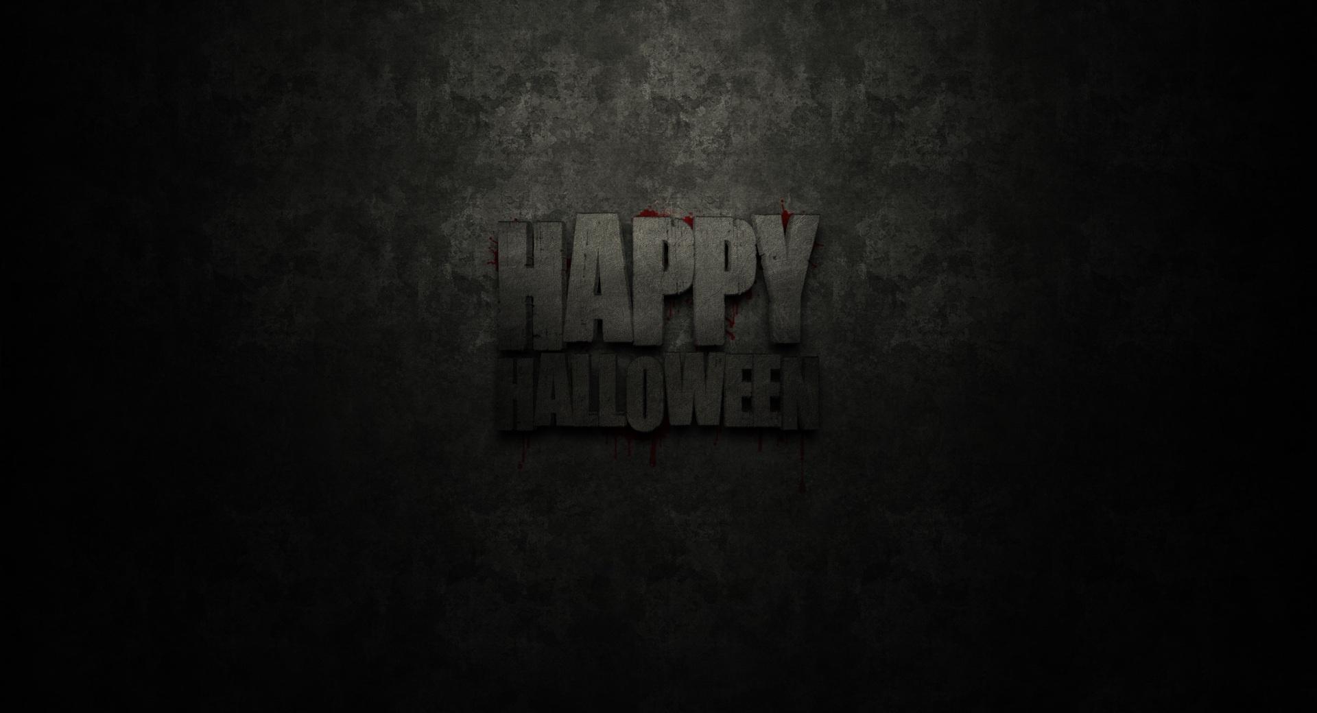 Dark Halloween Greeting at 640 x 960 iPhone 4 size wallpapers HD quality